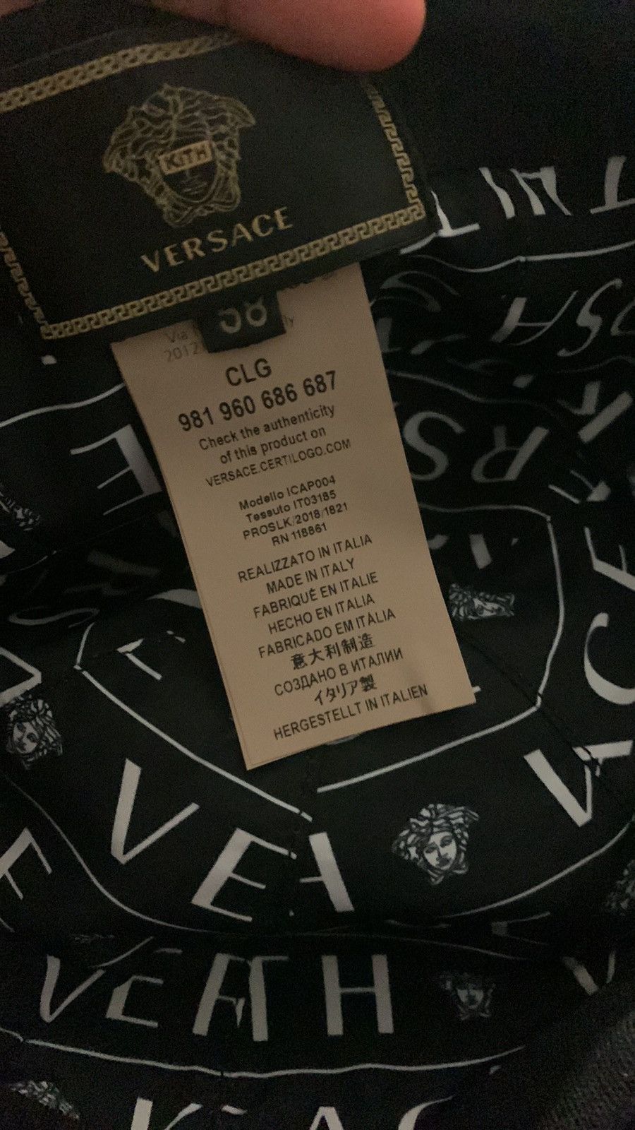 Versace Kith x Donatella Versace Cap Size ONE SIZE - 4 Thumbnail