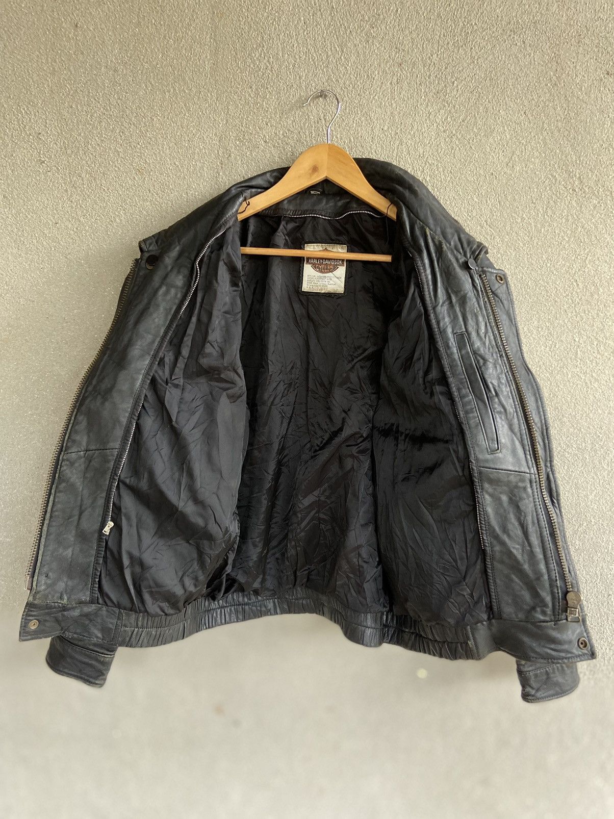 Harley Davidson Vintage Harley Davidson leather Biker Jacket Size US M / EU 48-50 / 2 - 3 Thumbnail