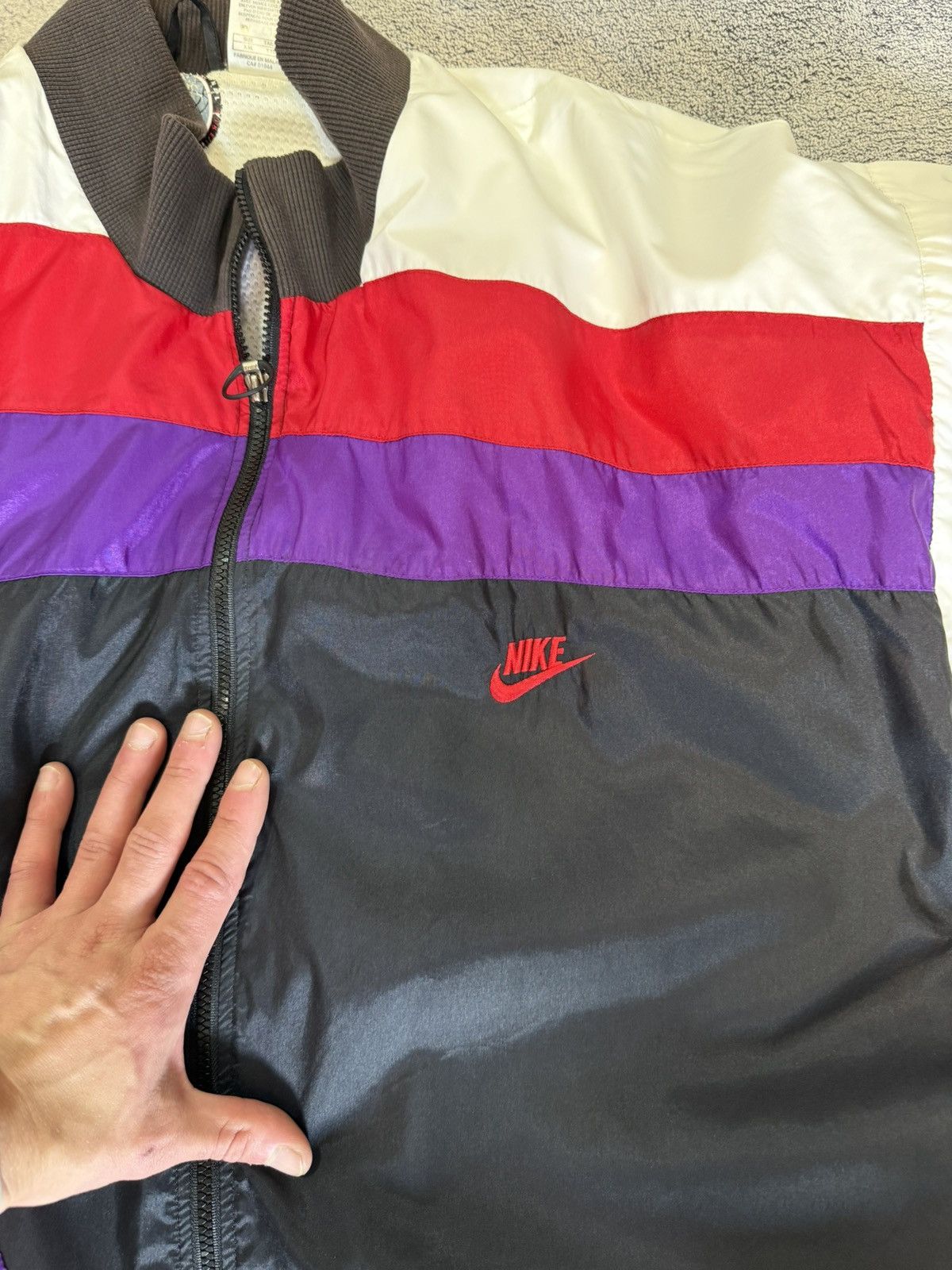 Nike Vintage 90s Nike International Track Jacket Windbreaker Size US XXL / EU 58 / 5 - 23 Thumbnail