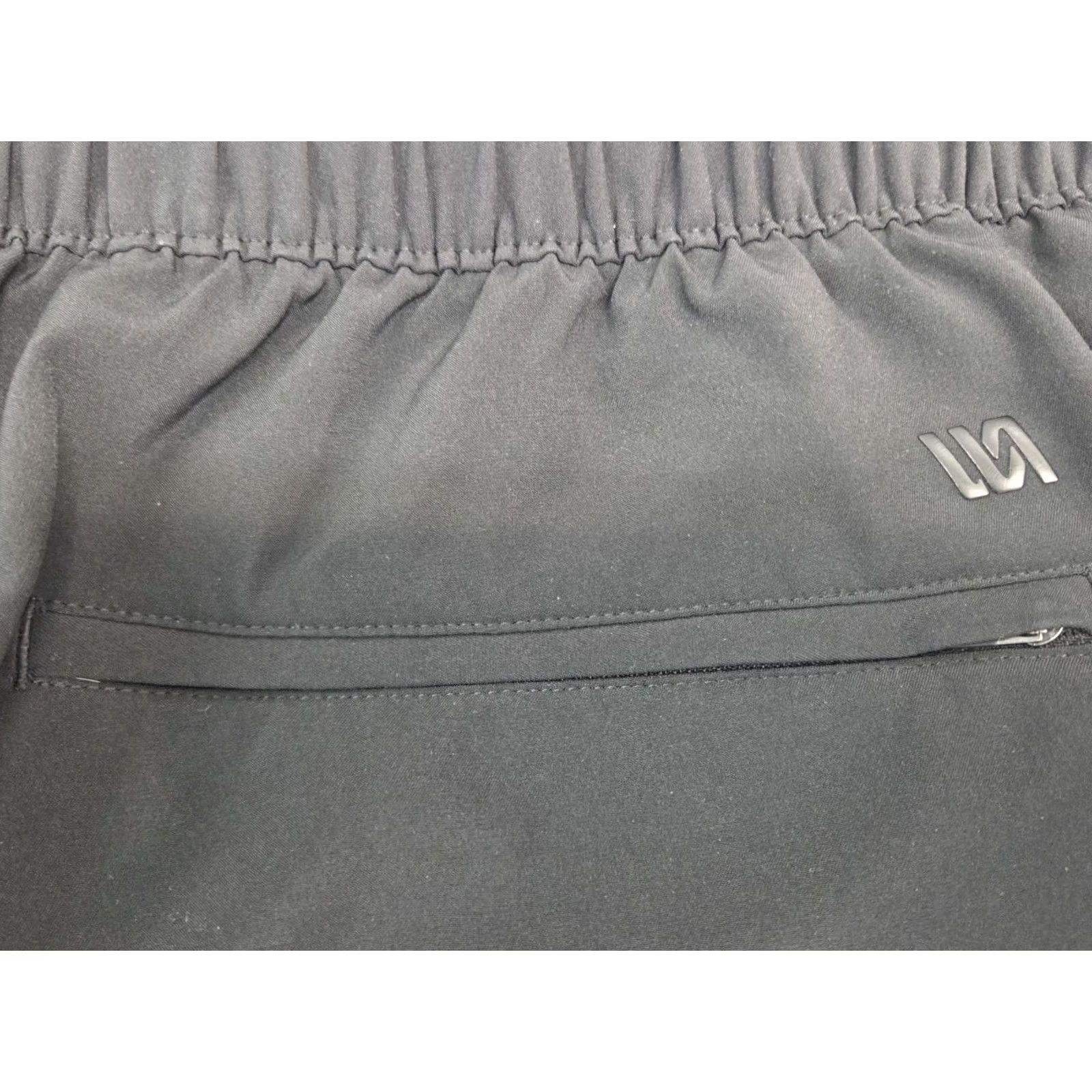 Vintage VRST Mens Active/Casual Black Shorts Snap Drawstring Pockets XL Size US 36 / EU 52 - 7 Thumbnail