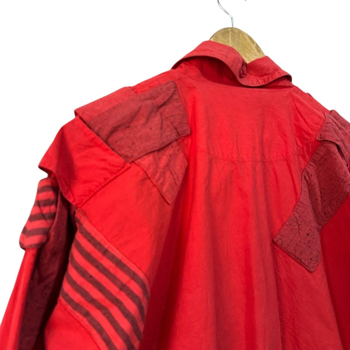 Kansai Yamamoto Vintage KANSAI YAMAMOTO Boro-Style Batwing | 90s Japanese Size US L / EU 52-54 / 3 - 8 Thumbnail