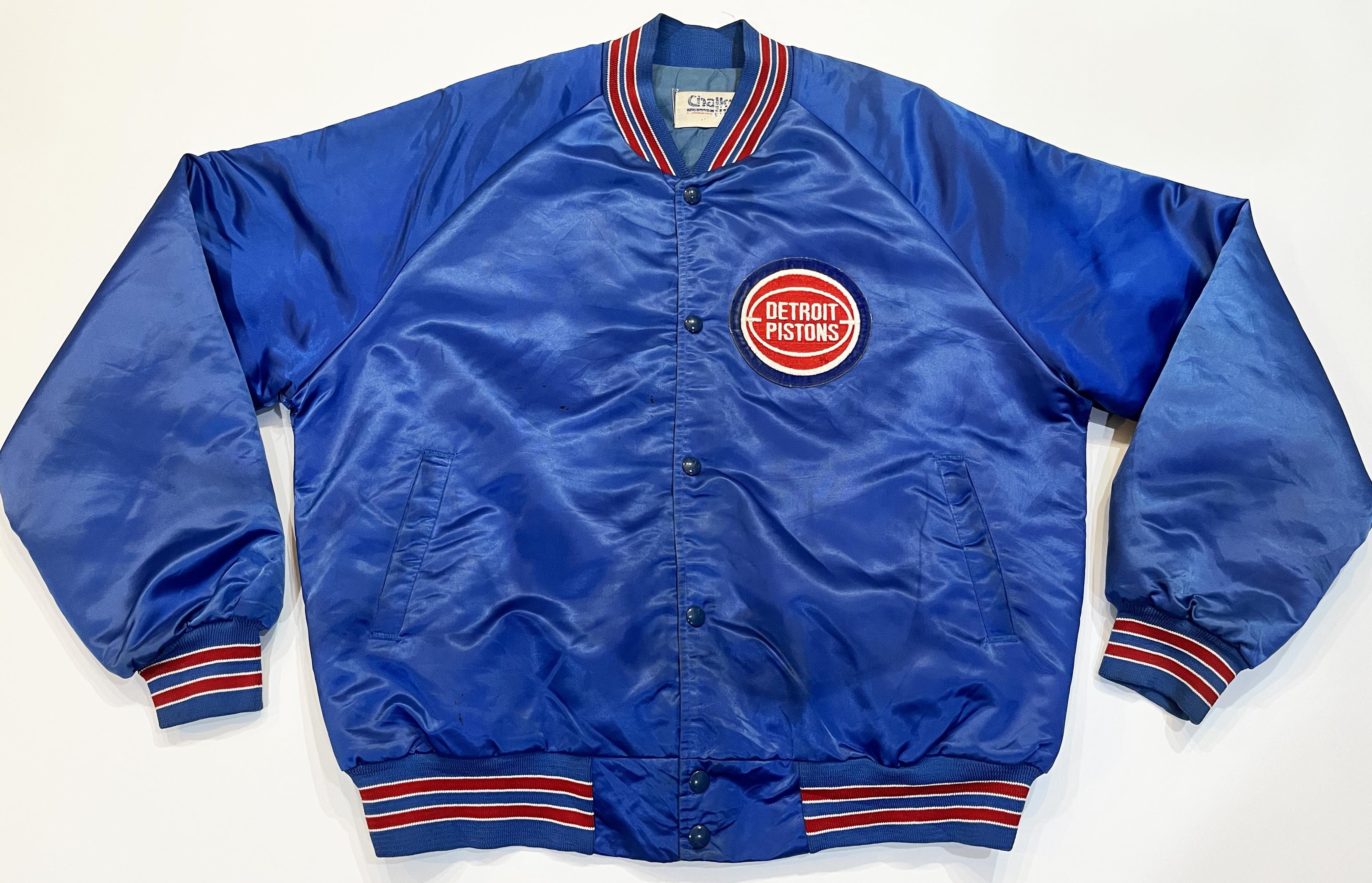 Chalk Line × NBA × Vintage Vintage Chalk Line NBA Detroit Pistons Satin Bomber Jacket Size US L / EU 52-54 / 3 - 2 Thumbnail