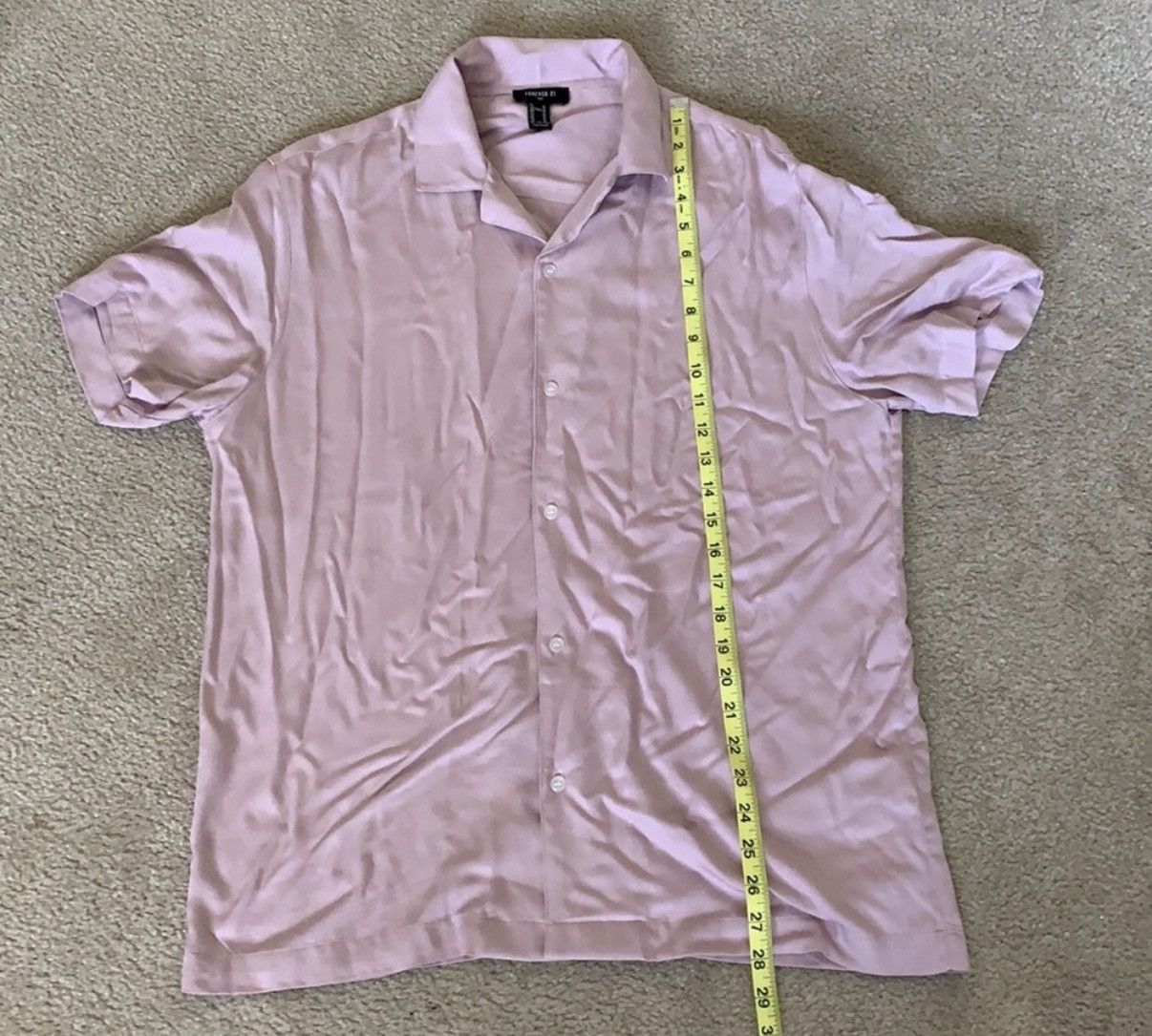 Forever 21 Forever 21 Pink Button Down Short Sleeve Shirt Size US M / EU 48-50 / 2 - 3 Thumbnail