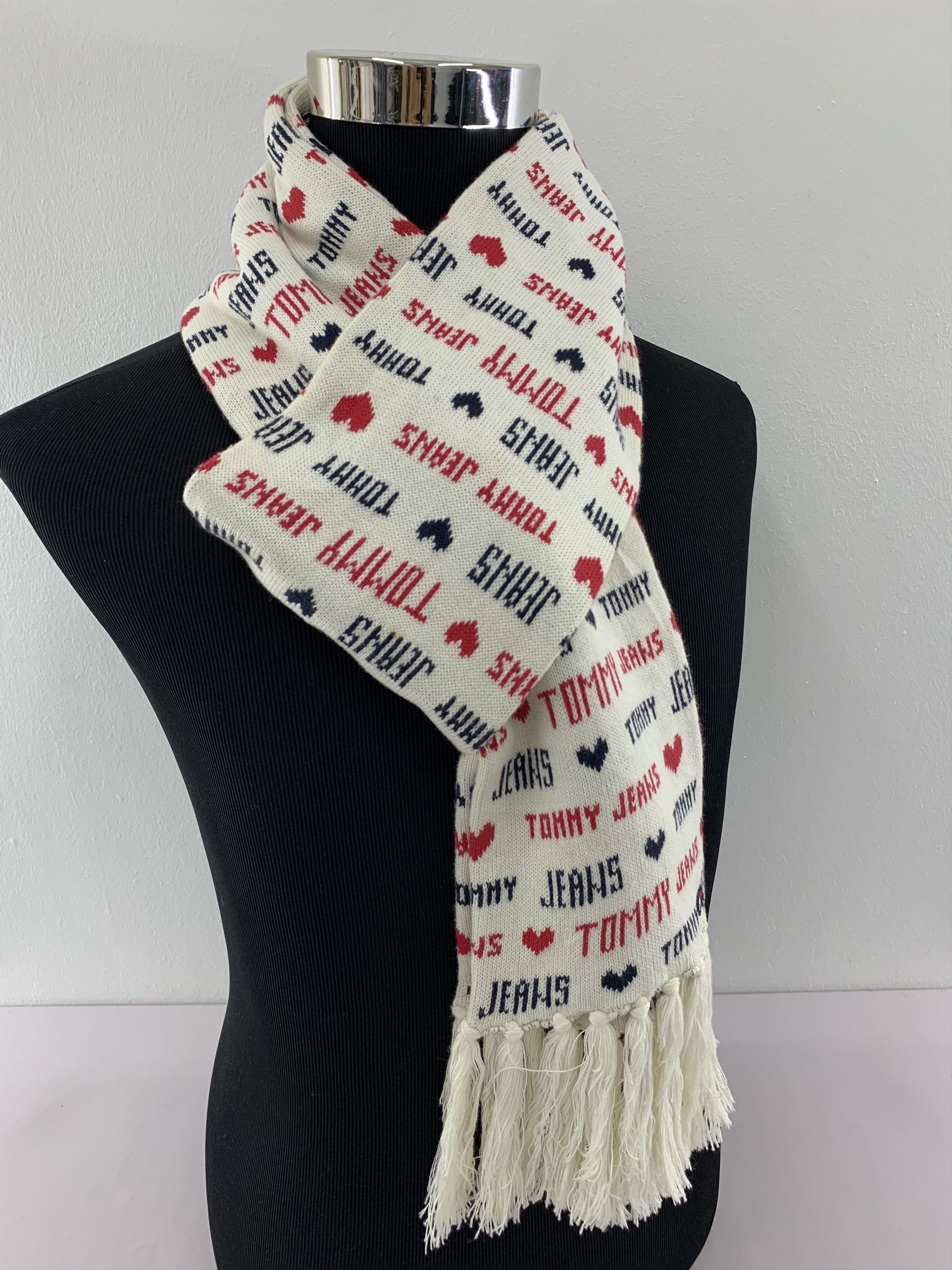 Tommy Hilfiger Tommy Jeans Scarf Wool Muffler Neck Wrap BL5158 Size ONE SIZE - 2 Thumbnail