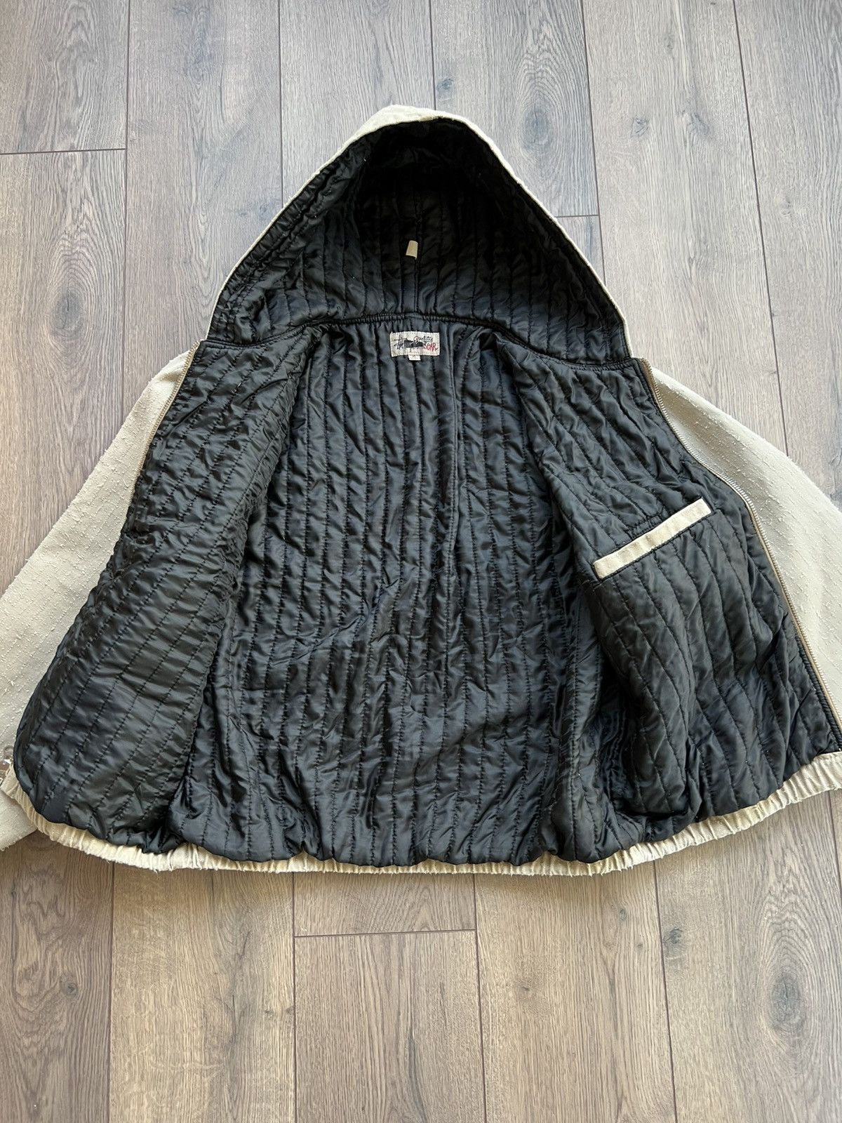 Stussy SAMPLE Stussy Canvas Needlepunch Work Jacket “Khaki” Medium Size US M / EU 48-50 / 2 - 8 Thumbnail