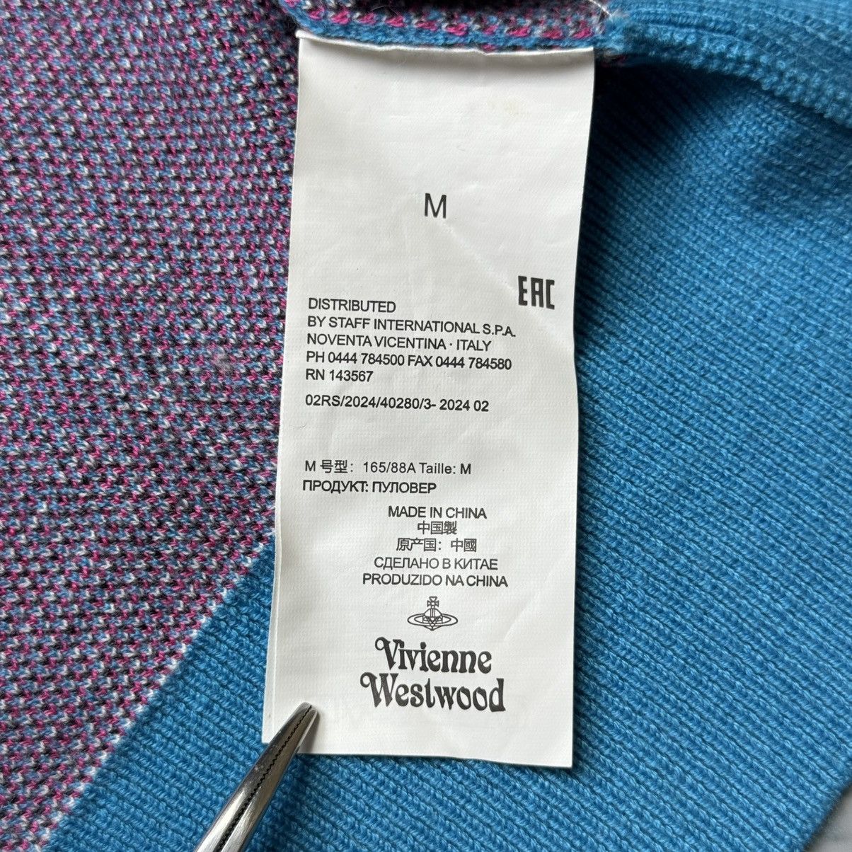 Vivienne Westwood Vivienne Westwood - Madras Checkered Wool Cardigan (Rare) Size M / US 6-8 / IT 42-44 - 12 Thumbnail