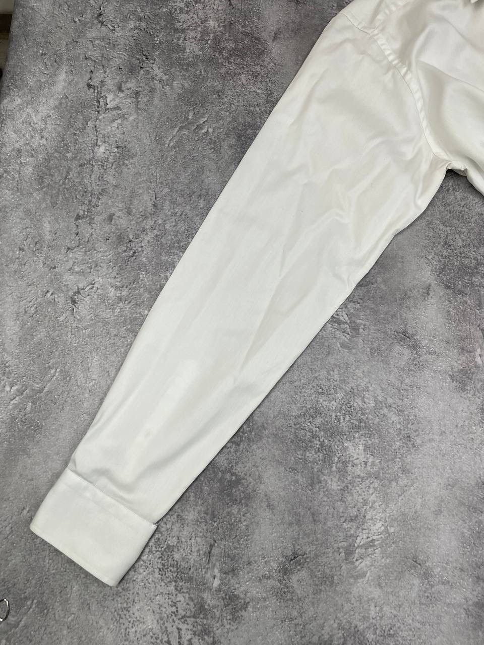 Eton Eton Men Cotton Shirt Slim Fit Long Sleeve White Size US XL / EU 56 / 4 - 3 Thumbnail