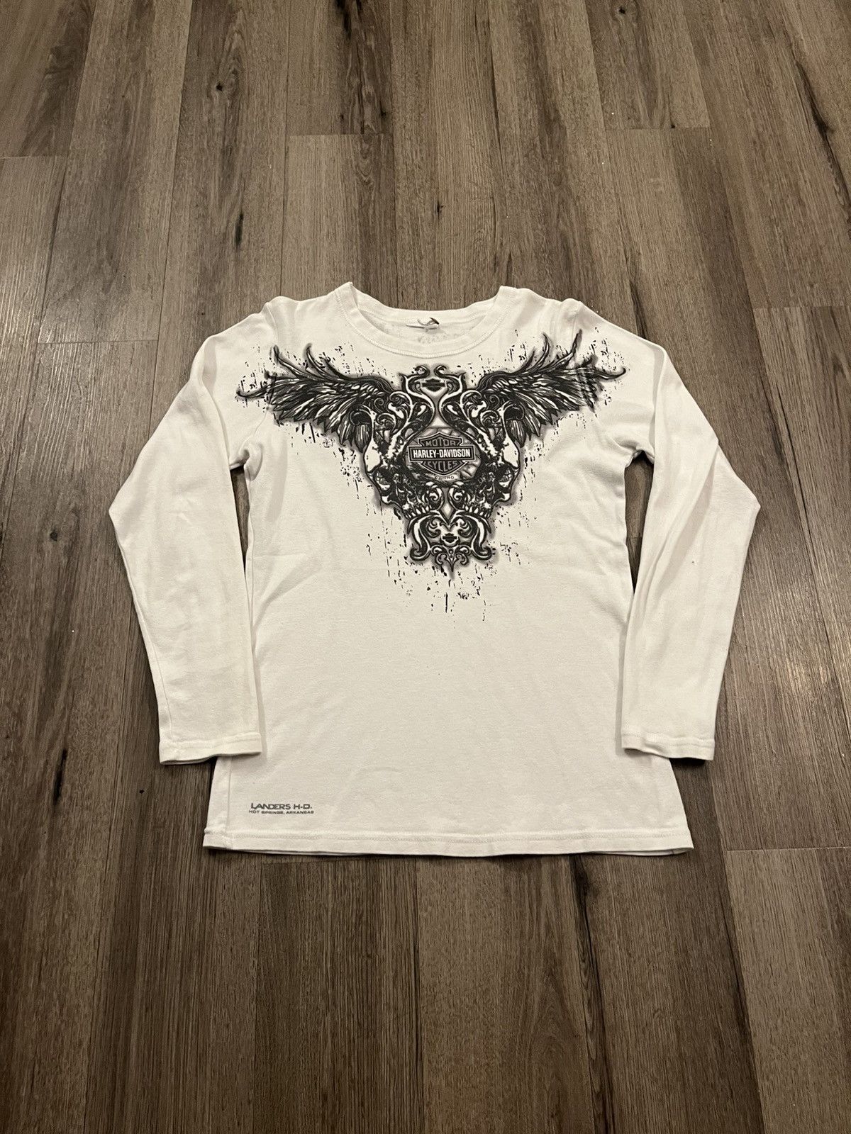 Harley Davidson Vintage Harley Davidson Affliction AOP Long Sleeve Size L / US 10 / IT 46 - 3 Thumbnail