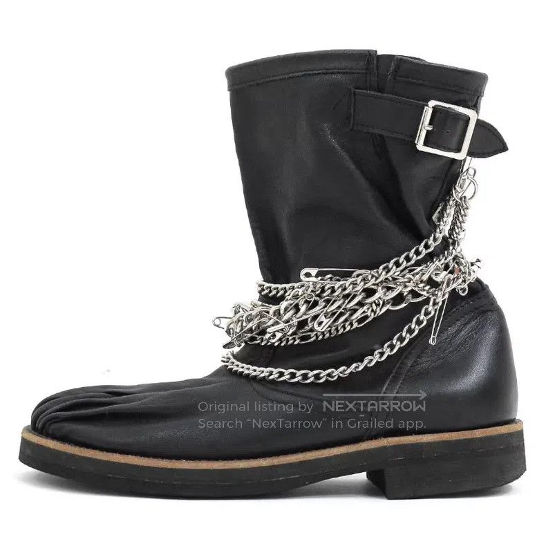 Comme des Garcons Comme Des Garcons Chain engineer boots Size US 7.5 / IT 37.5 - 3 Thumbnail