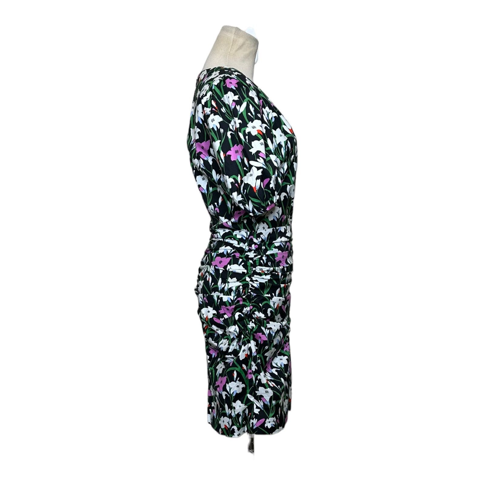 Veronica Beard Veronica Beard Janis Floral Ruched Mini Dress size 2 Size S / US 4 / IT 40 - 9 Thumbnail