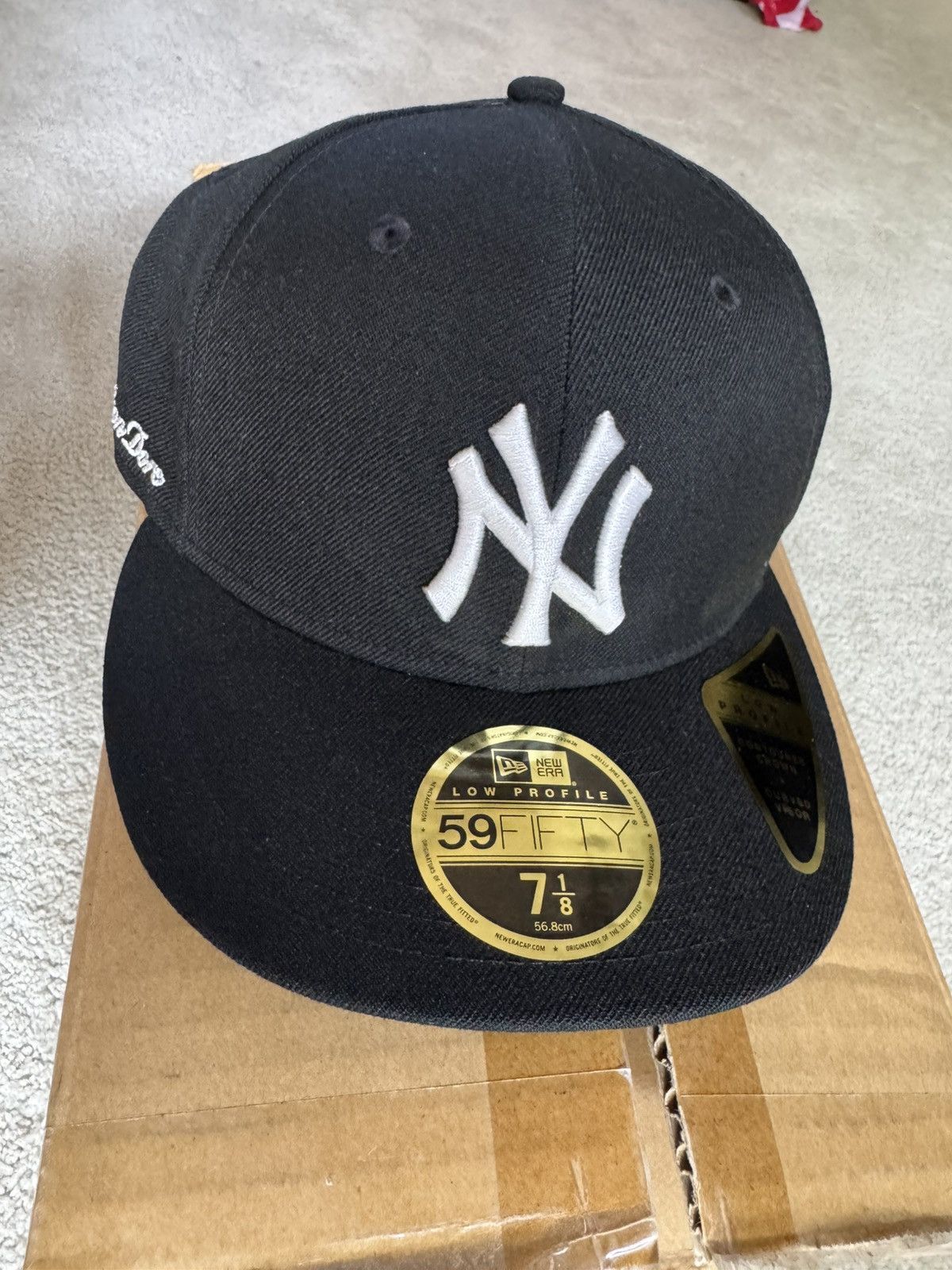 【美品】Aimé Leon Dore ×NEWERA 59FIFTY 7 3/8 New Era X Aime Leon Dore Yankee Fitted Cap - EverGreen Low