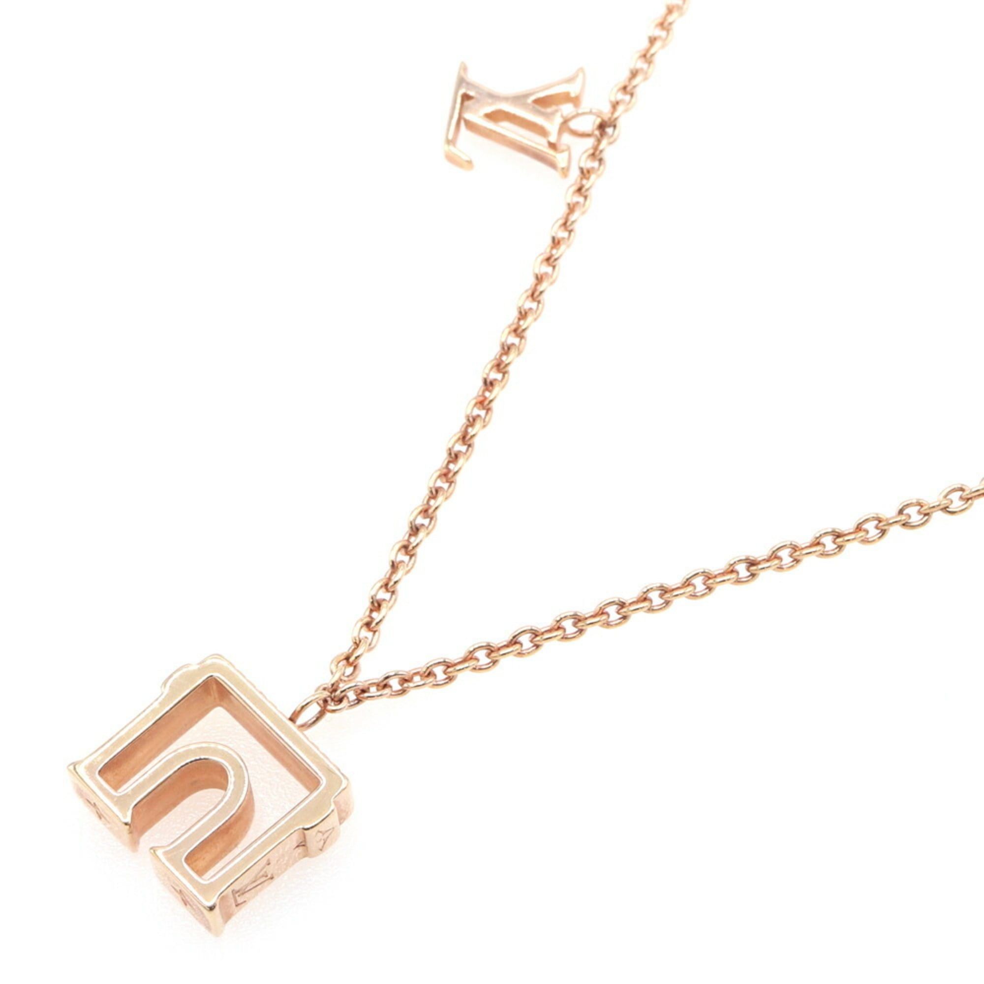 Louis Vuitton Louis Vuitton Necklace LV & Paris Arc de Triomphe M00524 Rose Gold Metal Pendant LOUIS VUITTON Size ONE SIZE - 1 Thumbnail