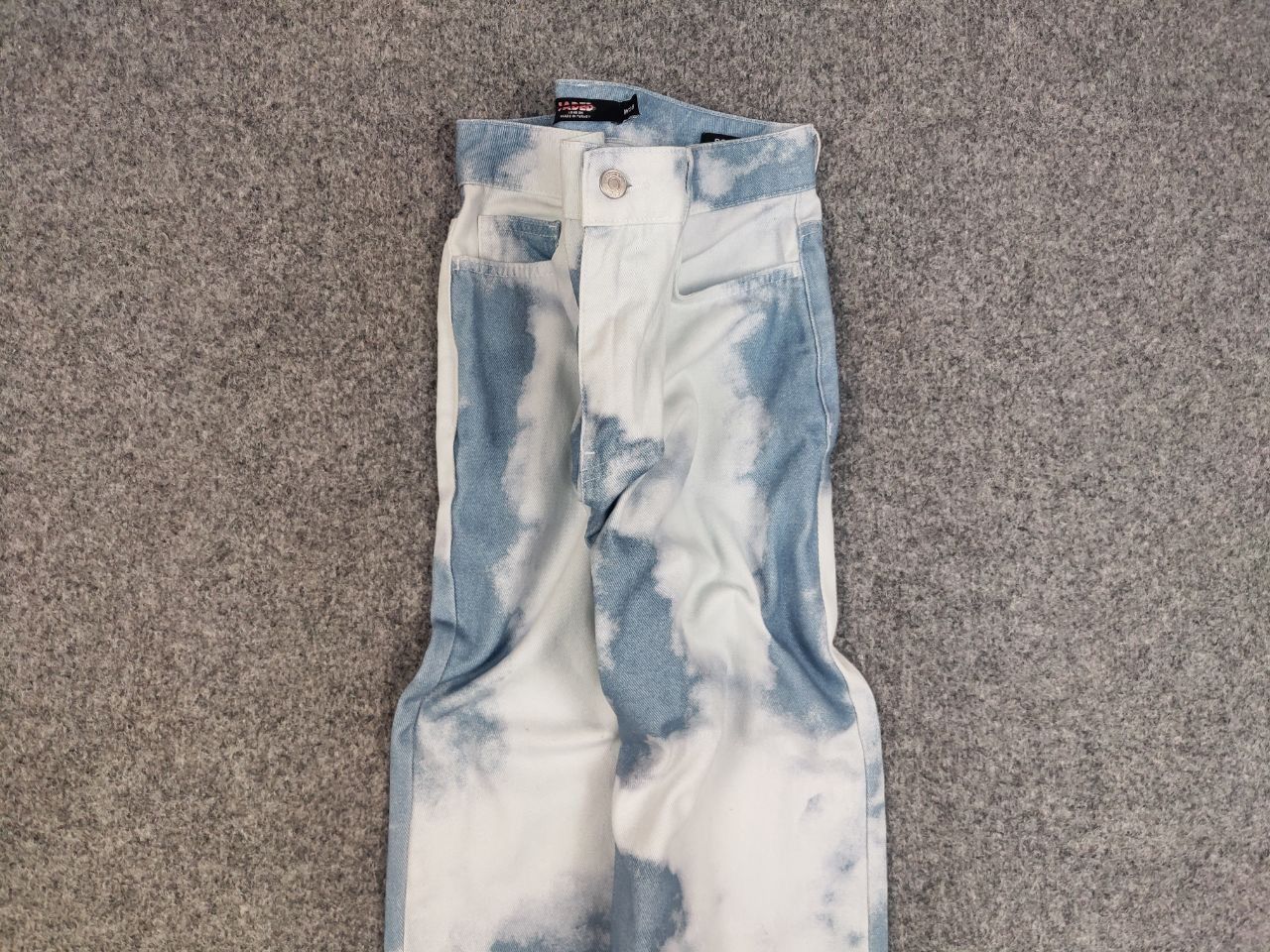 Jaded London Jaded London Boyfriend Sky Blue Art Denim Jeans Japan Style Size US 29 - 7 Thumbnail