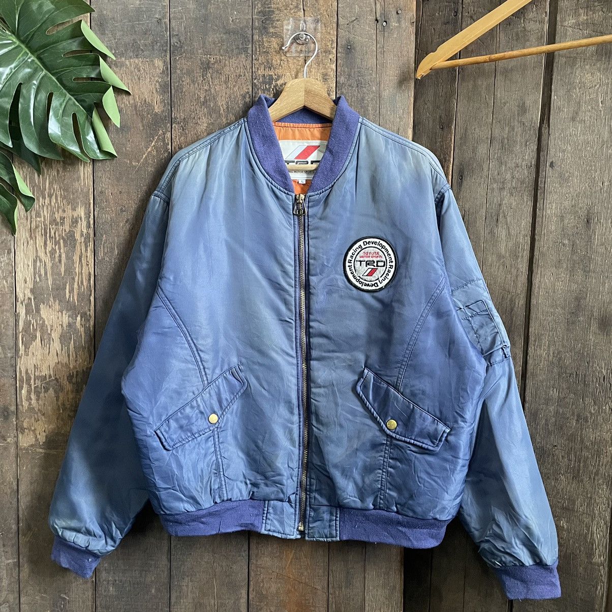 Vintage Vintage Toyota TRD Racing Development Bomber Jacket Size US M / EU 48-50 / 2 - 1 Thumbnail