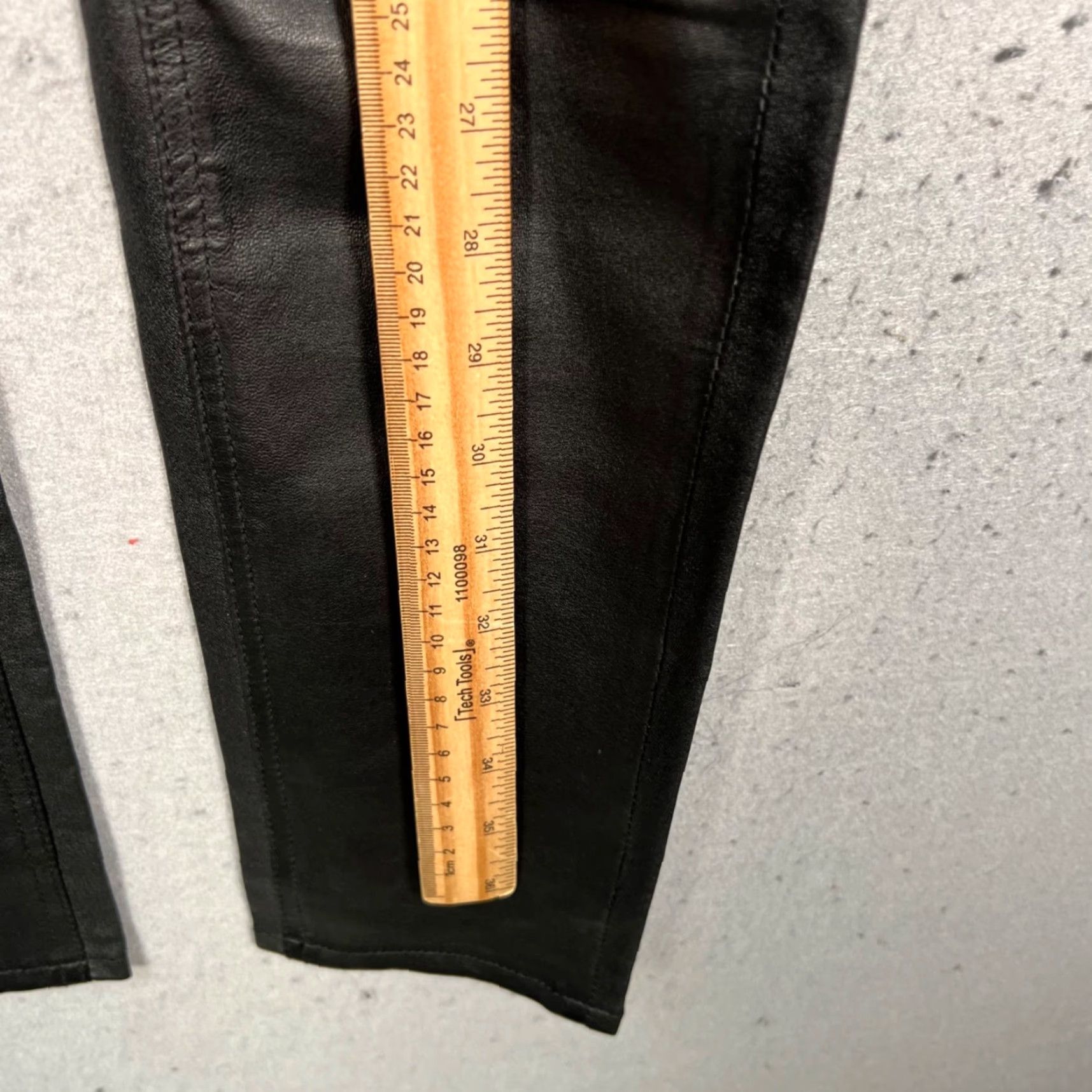 DKNY DKNY Womens Black Leather Skinny Pants Size 4 Jeans? Size 27" / US 4 / IT 40 - 6 Thumbnail