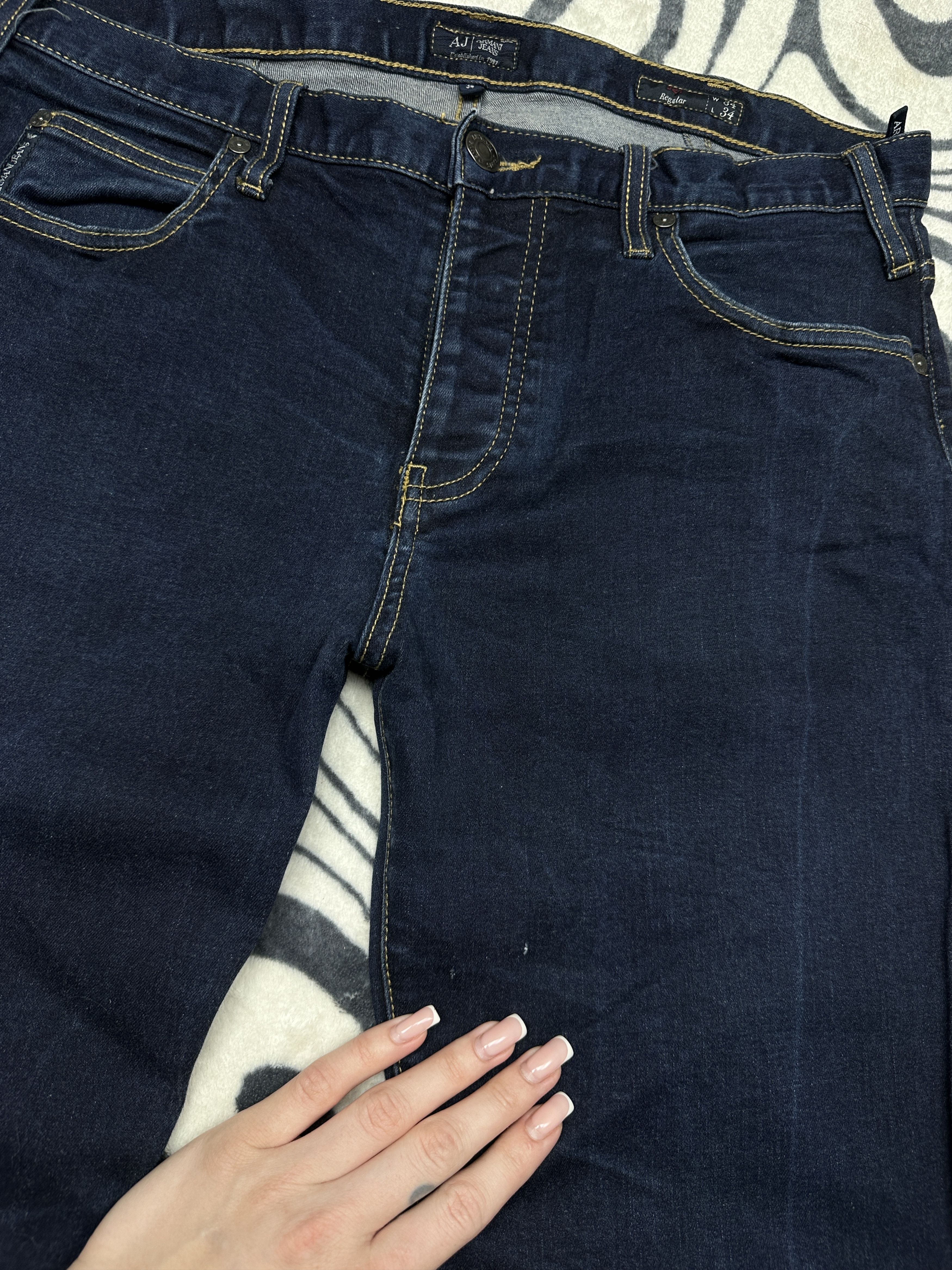 Armani Armani Jeans Mens Denim Pants Jeans Size US 34 / EU 50 - 7 Thumbnail