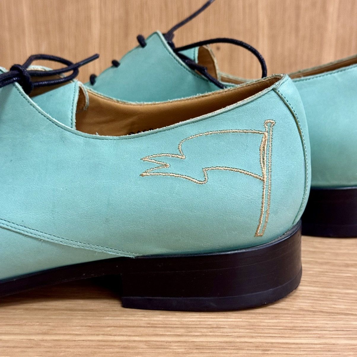 Other Mascolori x Hotel New York Limited Edition Mint Green Derby Size US 12 / EU 45 - 8 Thumbnail