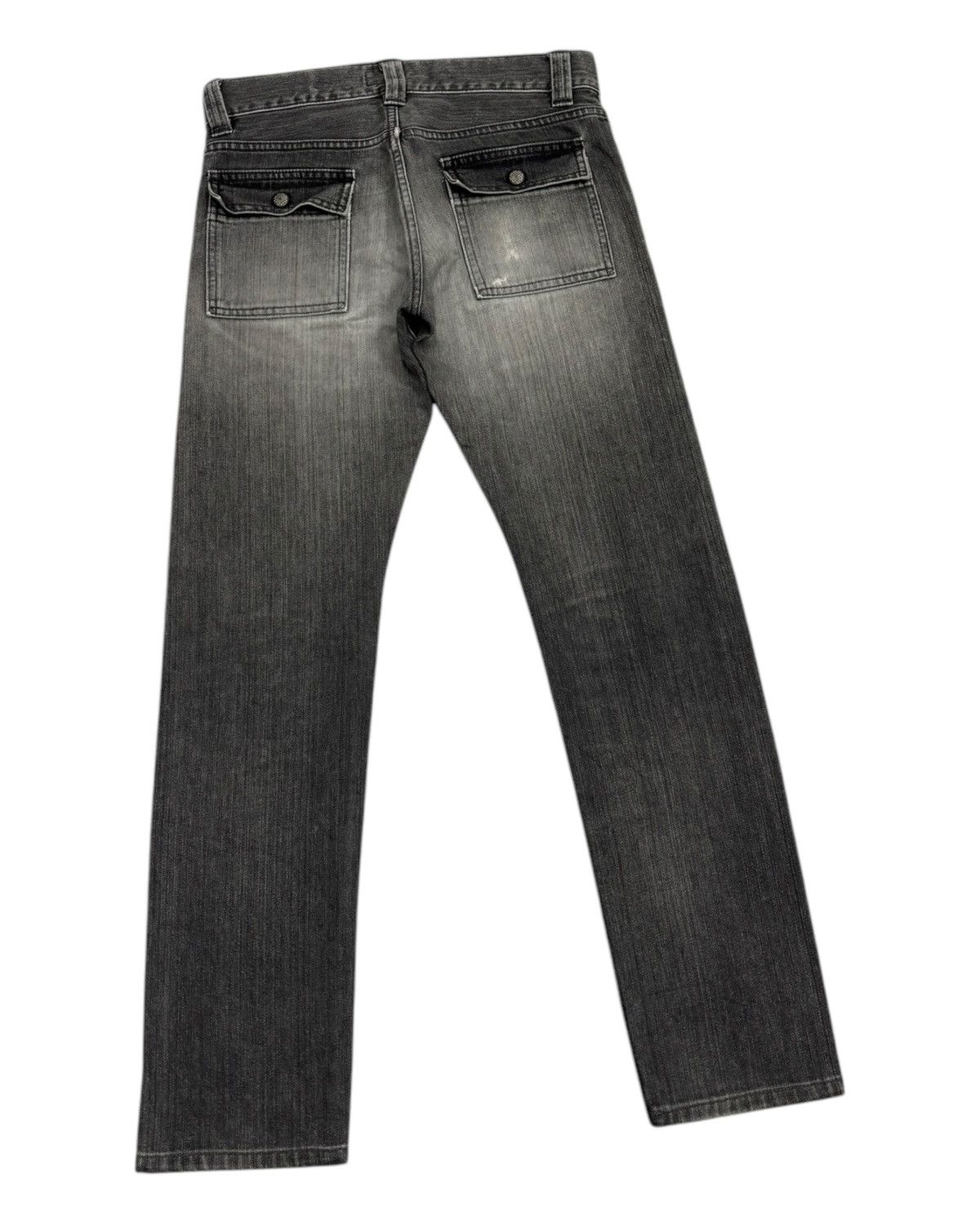 Kapital Kountry KAPITAL SLIM FIT DISTRESSED BUSH JEANS Size US 30 / EU 46 - 4 Thumbnail