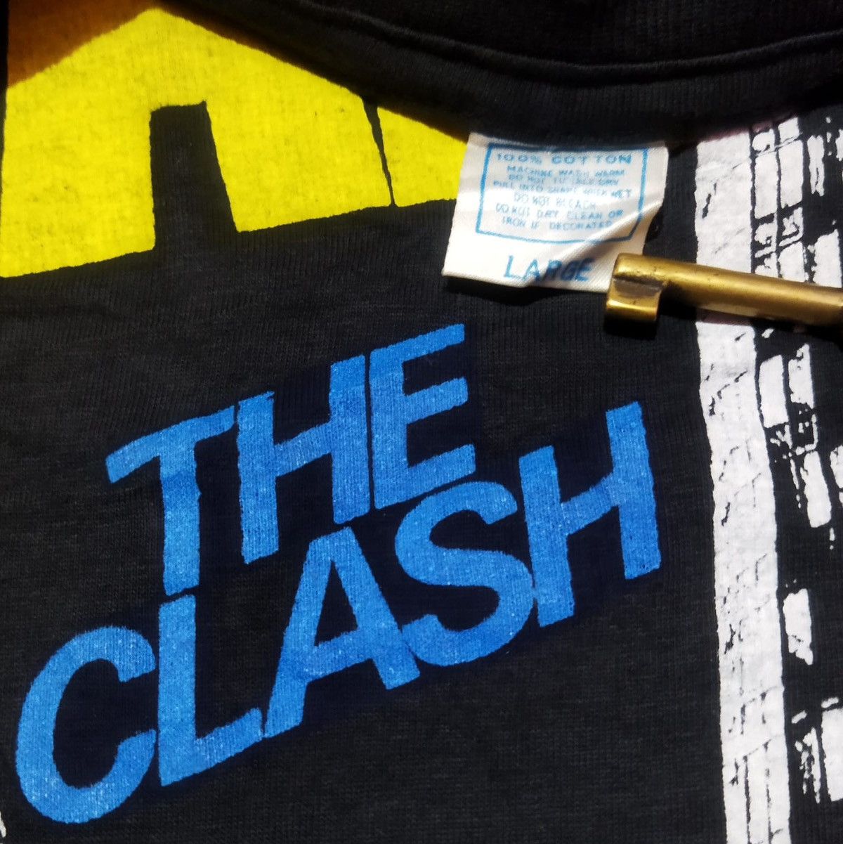 Band Tees × Vintage Vintage 90s The Clash London Calling Tee Size US L / EU 52-54 / 3 - 3 Thumbnail