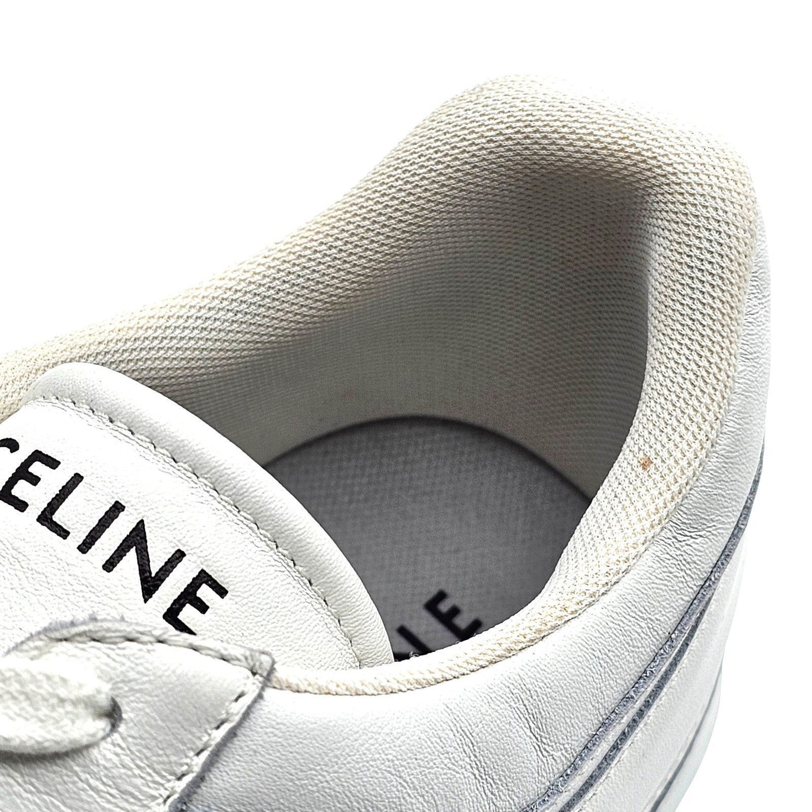 Celine Trainer Low Top Leather Sneakers in White size 44 $850 Size US 11 / EU 44 - 9 Thumbnail