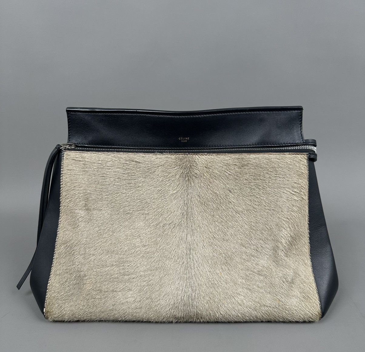 Celine Celine - Edge Pony-Style Calfskin Leather - Handle Bag Size ONE SIZE - 1 Thumbnail