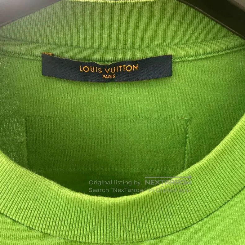 Louis Vuitton Louis Vuitton Embossed logo printed green short sleeves Size US S / EU 44-46 / 1 - 3 Thumbnail