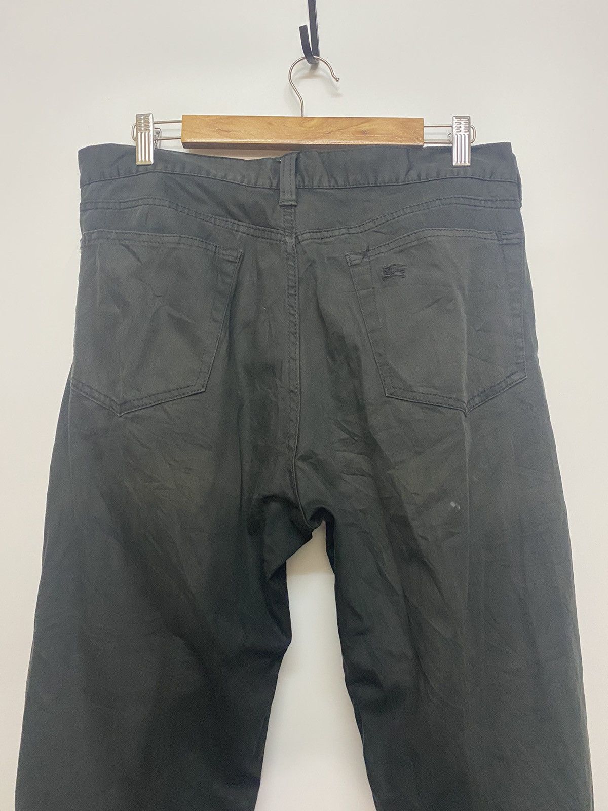Burberry × Vintage Burberry London Black Stretch Pant Size US 34 / EU 50 - 7 Thumbnail