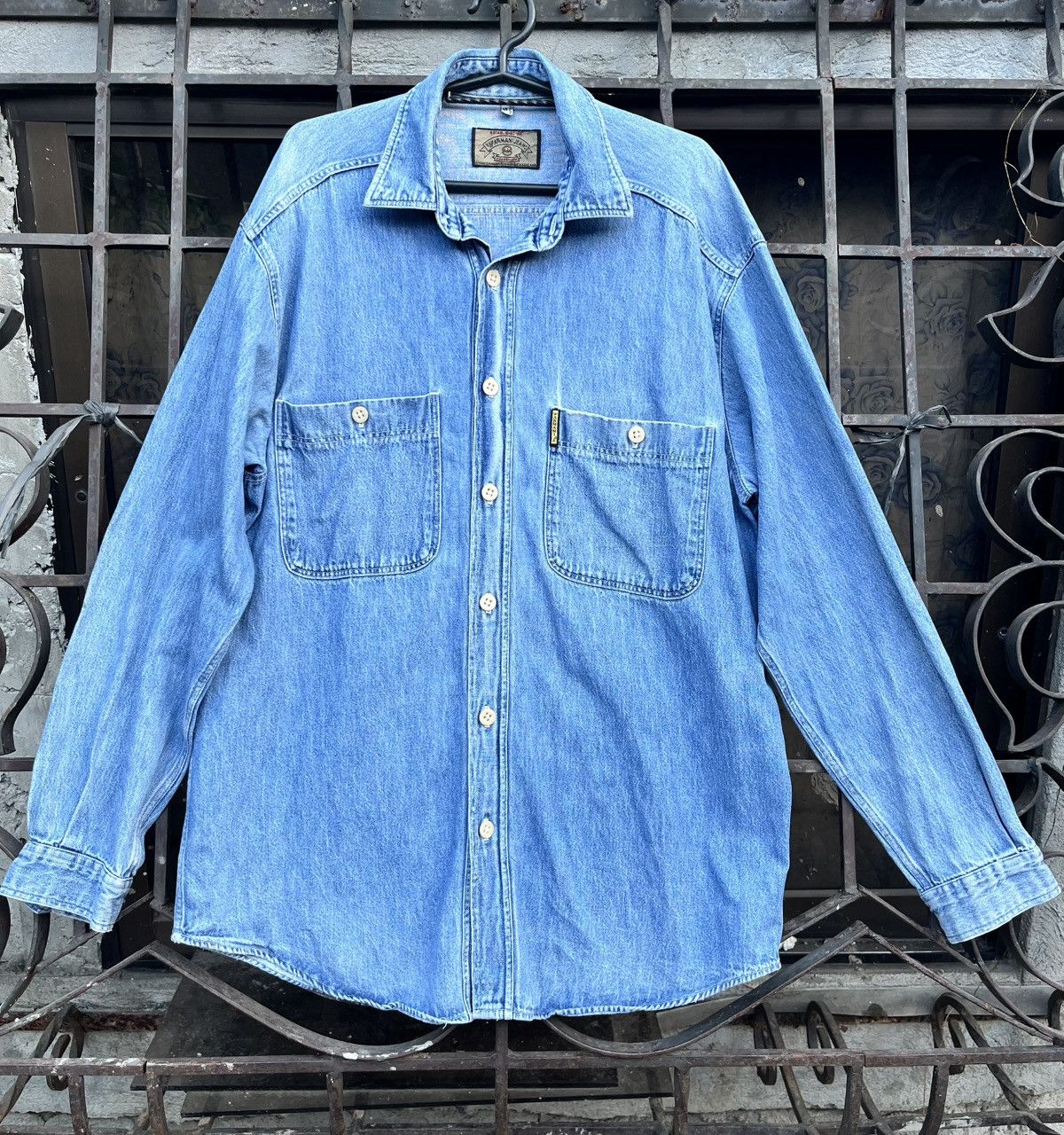 Armani Vintage Armani Jeans Denim Long Sleeves Size US L / EU 52-54 / 3 - 1 Thumbnail