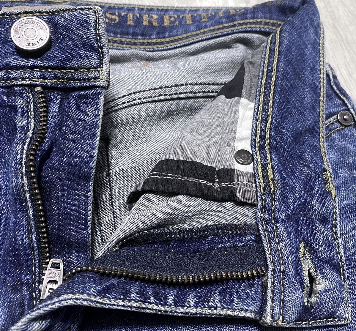 Burberry Burberry Brit Stretfield Washed Blue Regular Fit Jeans Denim Size 27" / US 4 / IT 40 - 15 Thumbnail