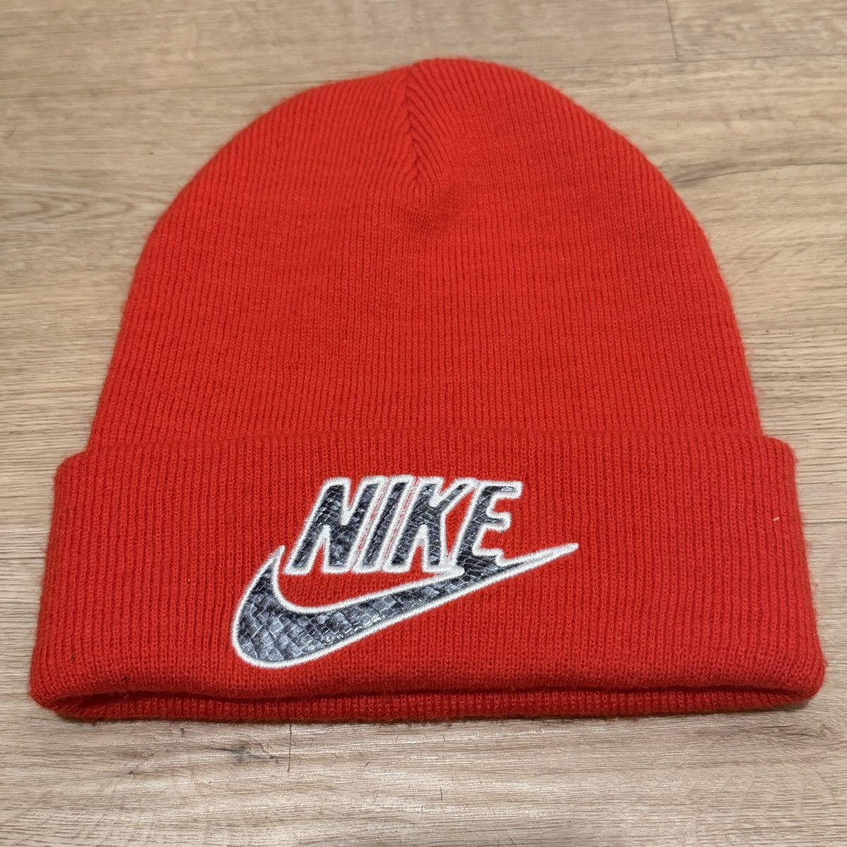 Supreme Nike Snakeskin Beanie | Grailed