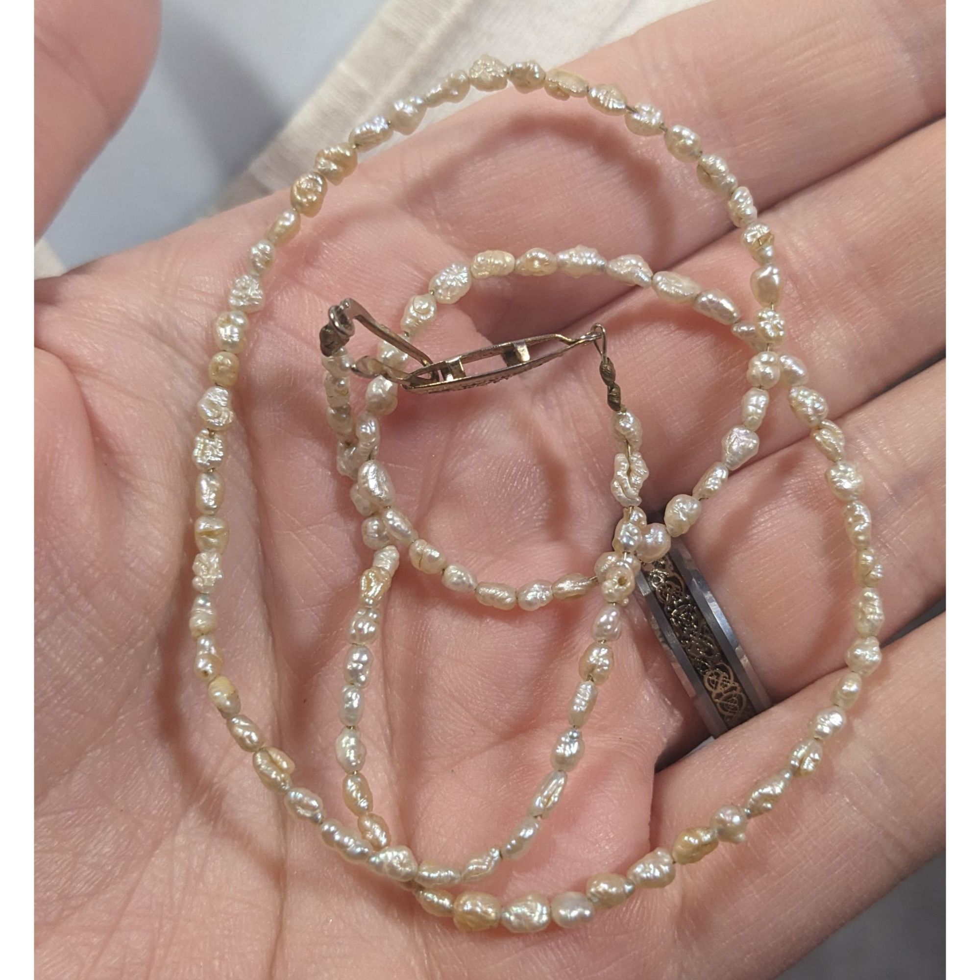 Other Vintage Minimalist Freshwater Pearl Beaded Necklace Size ONE SIZE - 7 Thumbnail