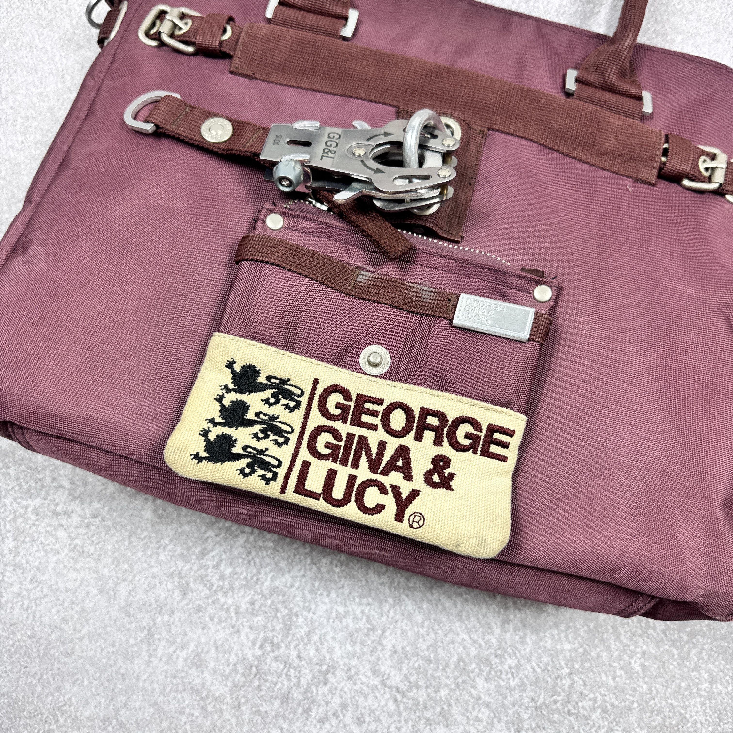 George Gina & Lucy George Gina & Lucy Grace Burgundy Y2K Bag Avantgarde Size ONE SIZE - 6 Thumbnail