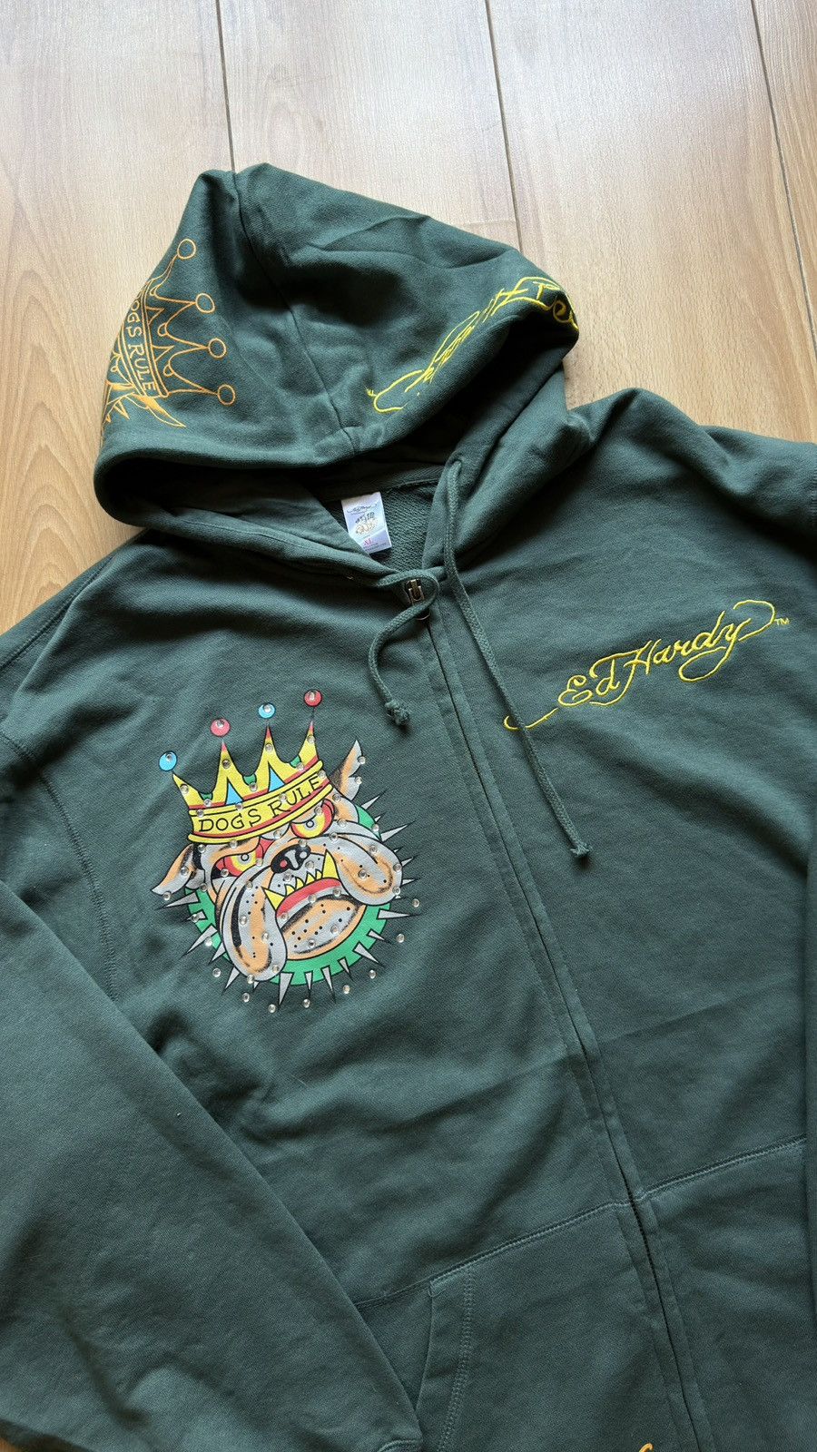 Ed Hardy Ed hardy & Christian audigier zip hoodie Size US XL / EU 56 / 4 - 4 Thumbnail