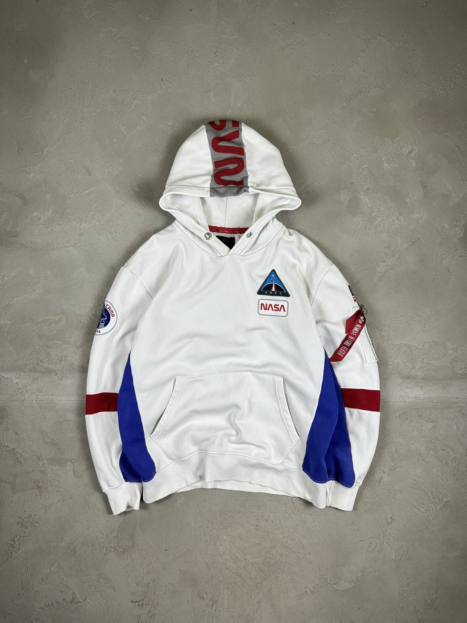 Nasa x alpha industries hoodie hotsell