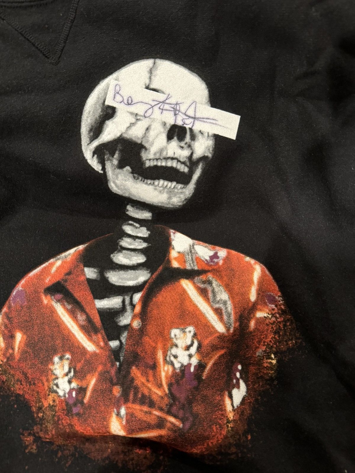 image of Champion Signed Benny The Butcher 2021 Burden Of Plugs Crewneck in Black, Men's (Size 2XL)