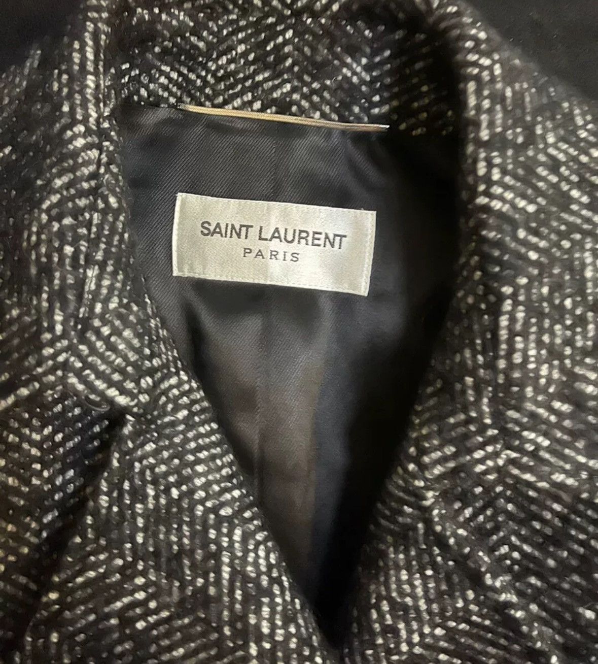Saint Laurent Paris × Yves Saint Laurent SAINT LAURENT PARIS sweater coat 2412-Nextarrow Size US S / EU 44-46 / 1 - 3 Thumbnail