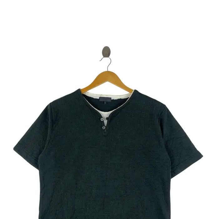 Takeo Kikuchi Vintage TAKEO KIKUCHI TAKAIQ Collection Henley Tee Shirt Size US L / EU 52-54 / 3 - 2 Thumbnail