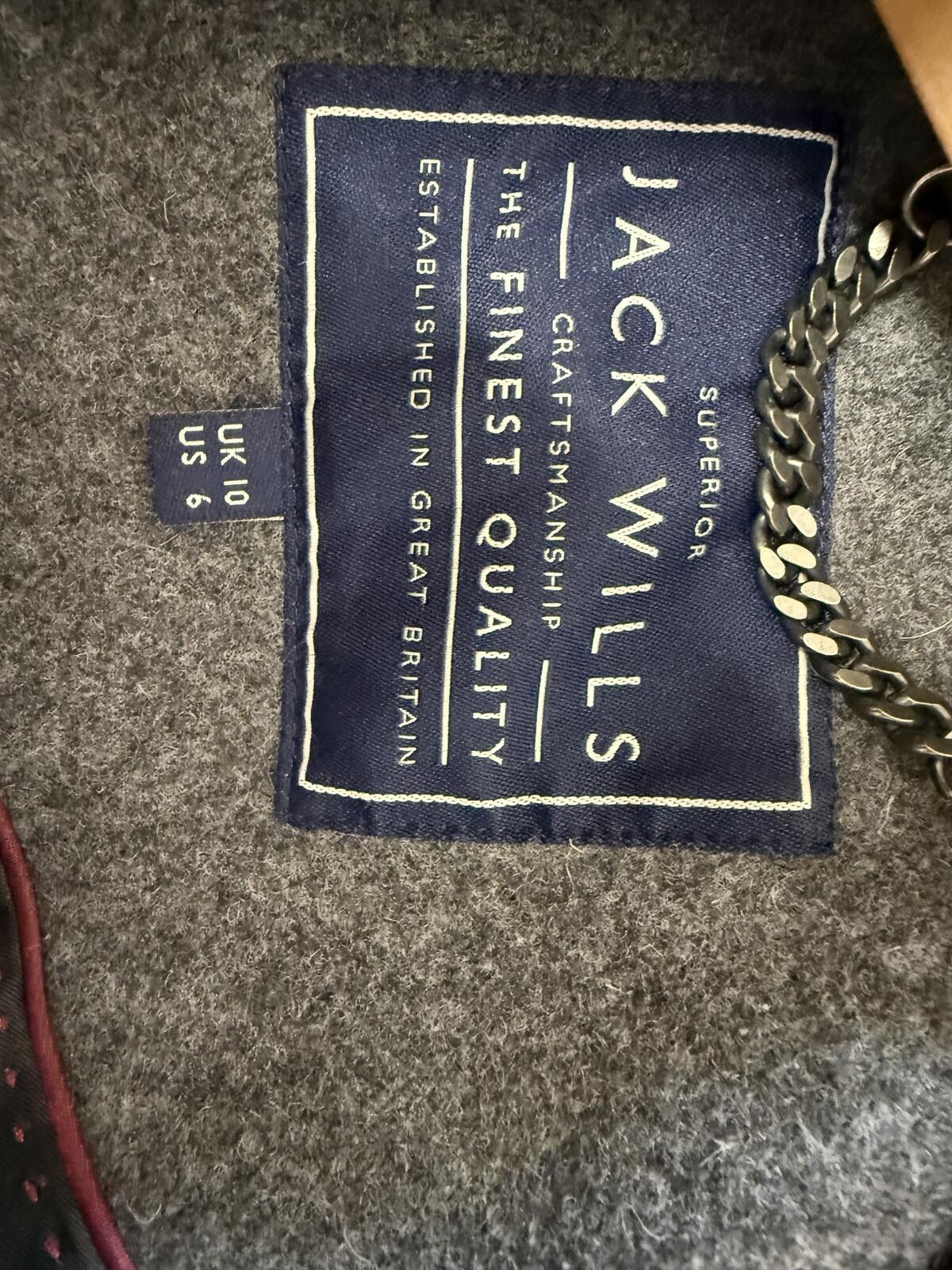 Other Jack wills grey coat in size 10 :) Size M / US 6-8 / IT 42-44 - 5 Thumbnail