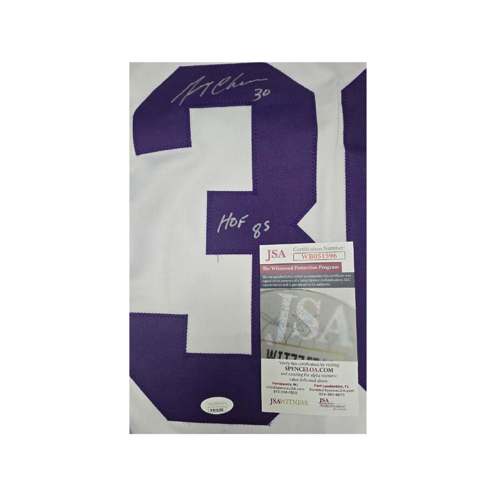 Other Gerry Cheevers Cleveland Crusaders Signed Hockey Jersey coa Size ONE SIZE - 4 Thumbnail