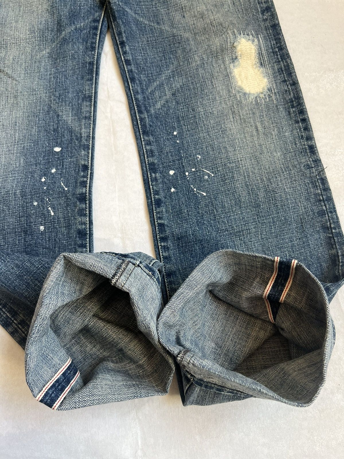 Global Work Paint Splatter Global Work Selvedge Denim Inspire By Kapital Size US 33 - 5 Thumbnail