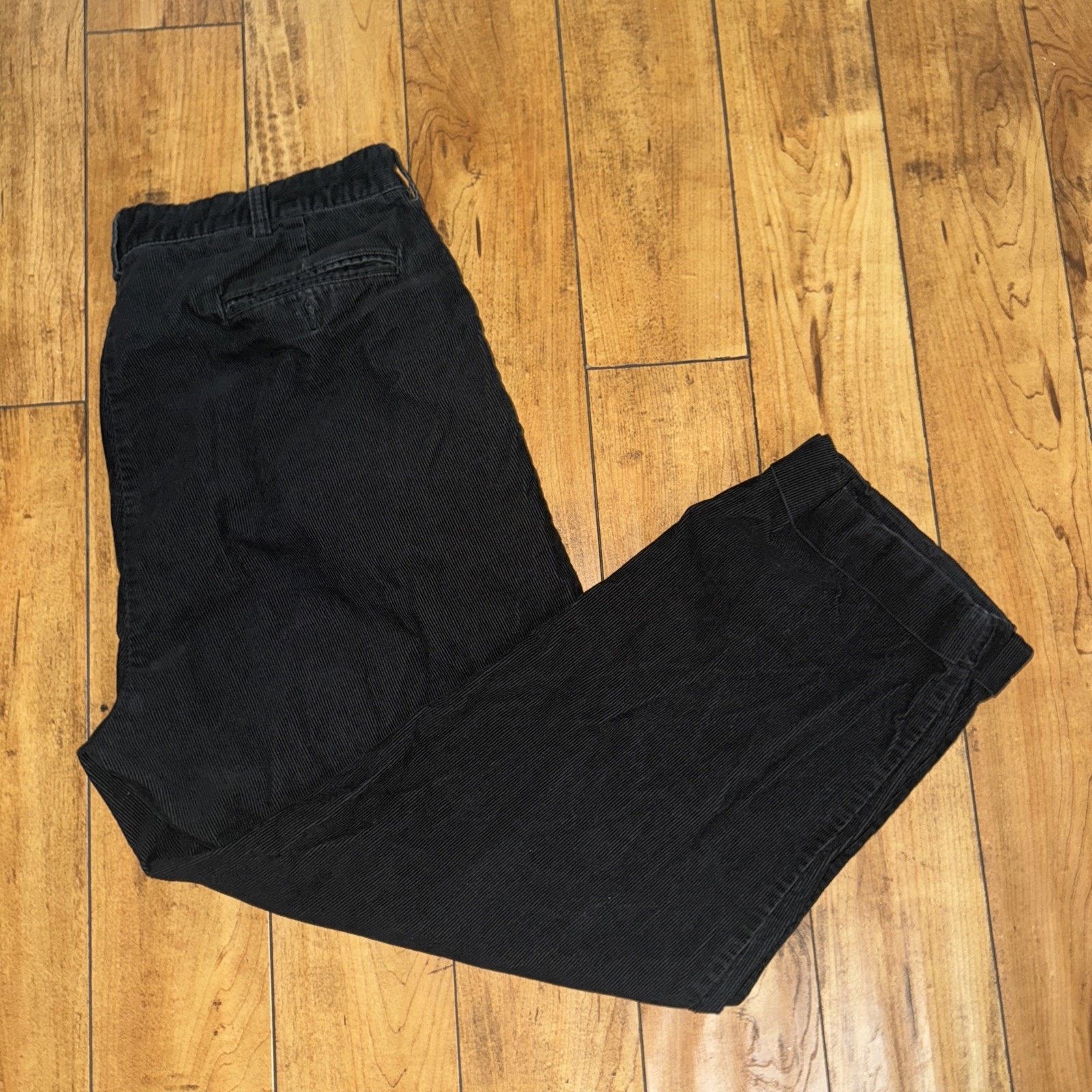 Vintage Polo By Ralph Lauren Corduroy Pants Black 36x29 Size US 36 / EU 52 - 1 Thumbnail