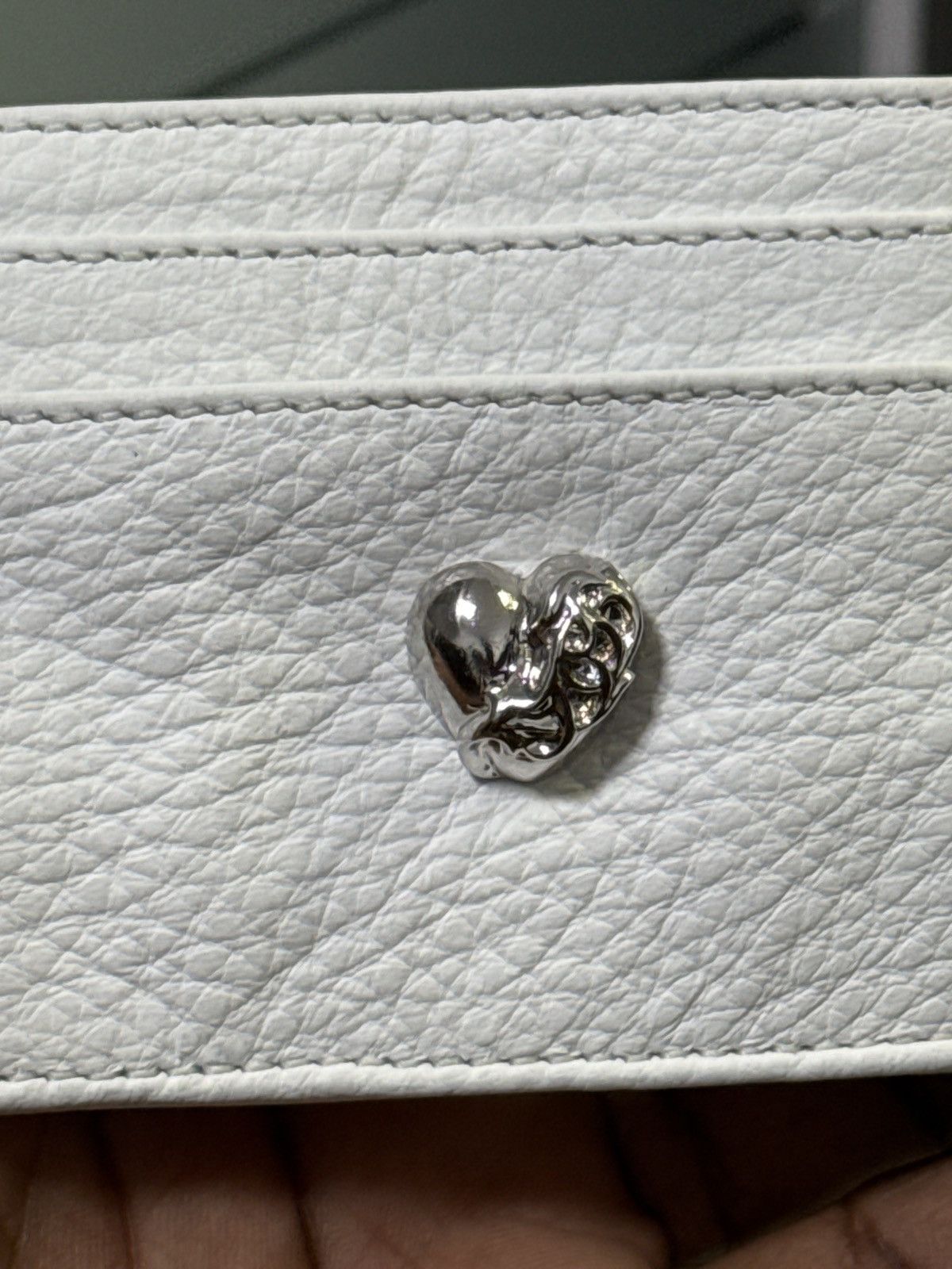 Chrome Hearts Chrome Hearts White Heart Card Holder Size ONE SIZE - 7 Thumbnail