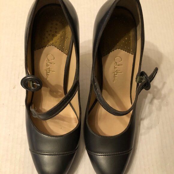 Cole Haan Cole Haan women's leather high heel shoes 8B heel height:4" Size US 8 / IT 38 - 2 Thumbnail