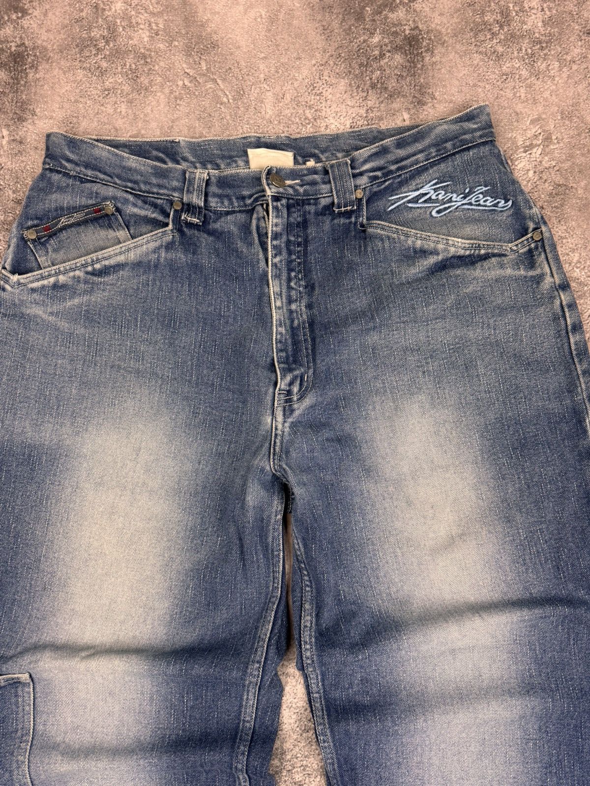 Karl Kani Karl Kani Texas Vintage Men’s Jeans Grey Cotton Size 36 Size US 36 / EU 52 - 8 Thumbnail