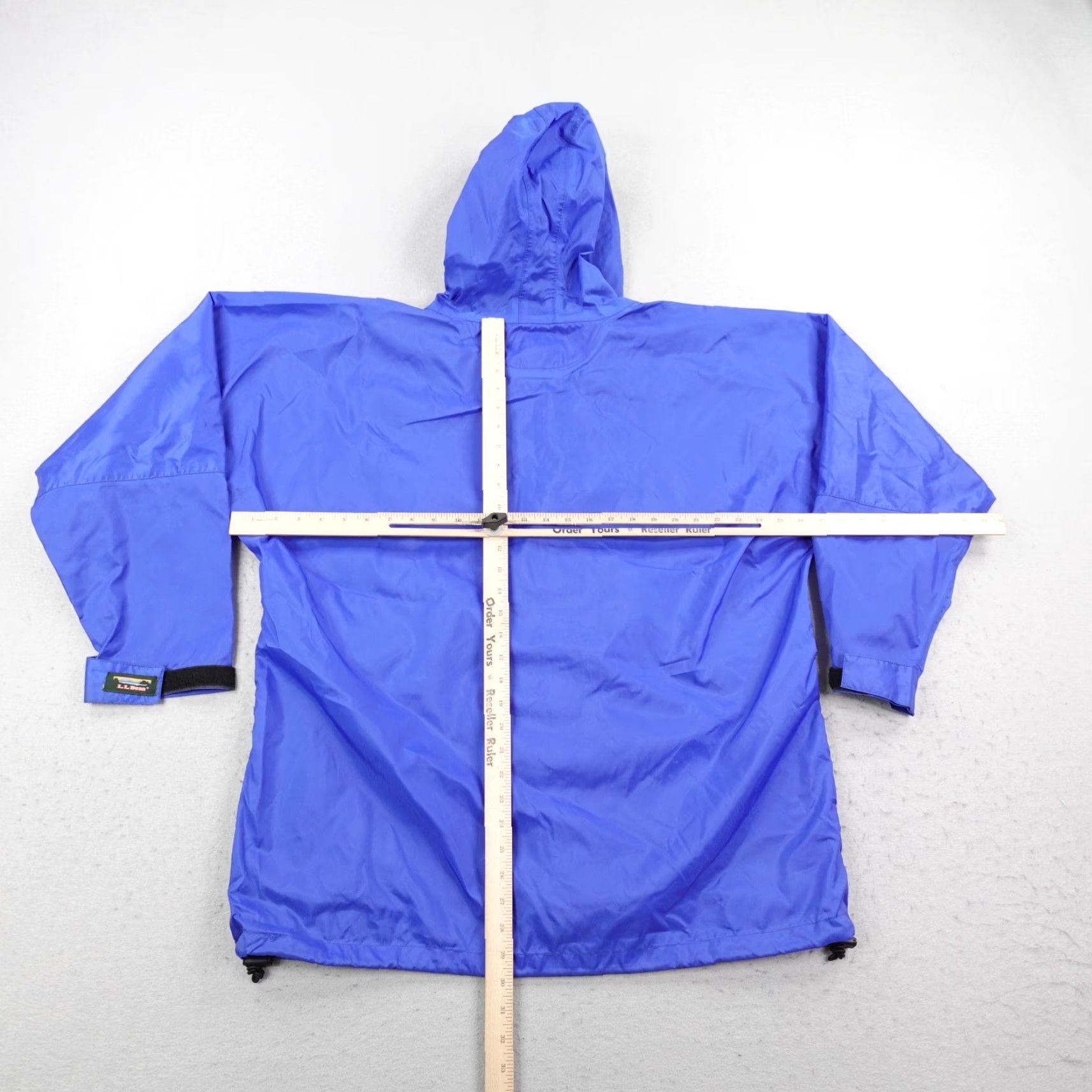 Vintage VINTAGE LL Bean Jacket Mens Large Blue Nylon Full Zip Rain Coat Waterproof 90s Size US L / EU 52-54 / 3 - 6 Thumbnail