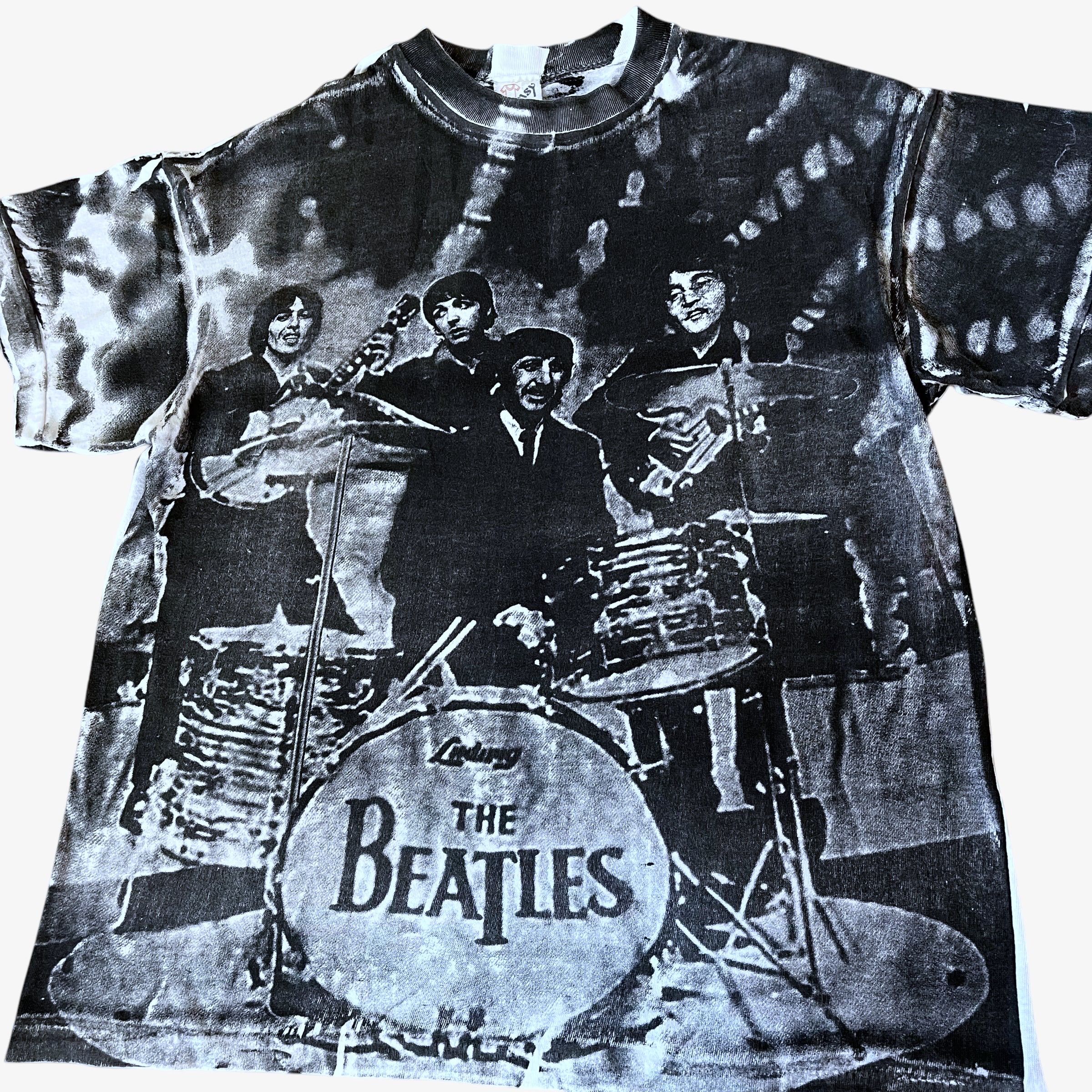 Vintage Vintage 90s Men's The Beatles AOP Single Stitch T-Shirt Size US M / EU 48-50 / 2 - 4 Thumbnail