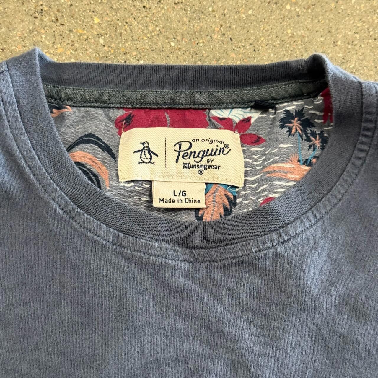 Original Penguin Penguin Tropical Pocket Tee Casual Summer T-Shirt Men's L Size US L / EU 52-54 / 3 - 2 Thumbnail