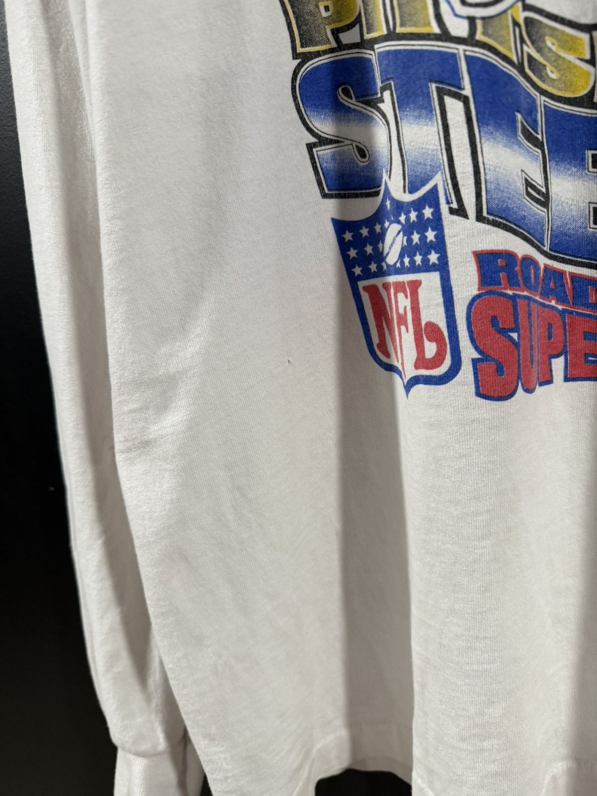 Vintage 1995 Vintage Pittsburgh Steelers Super Bowl Long Sleeve XL Size US XL / EU 56 / 4 - 4 Thumbnail