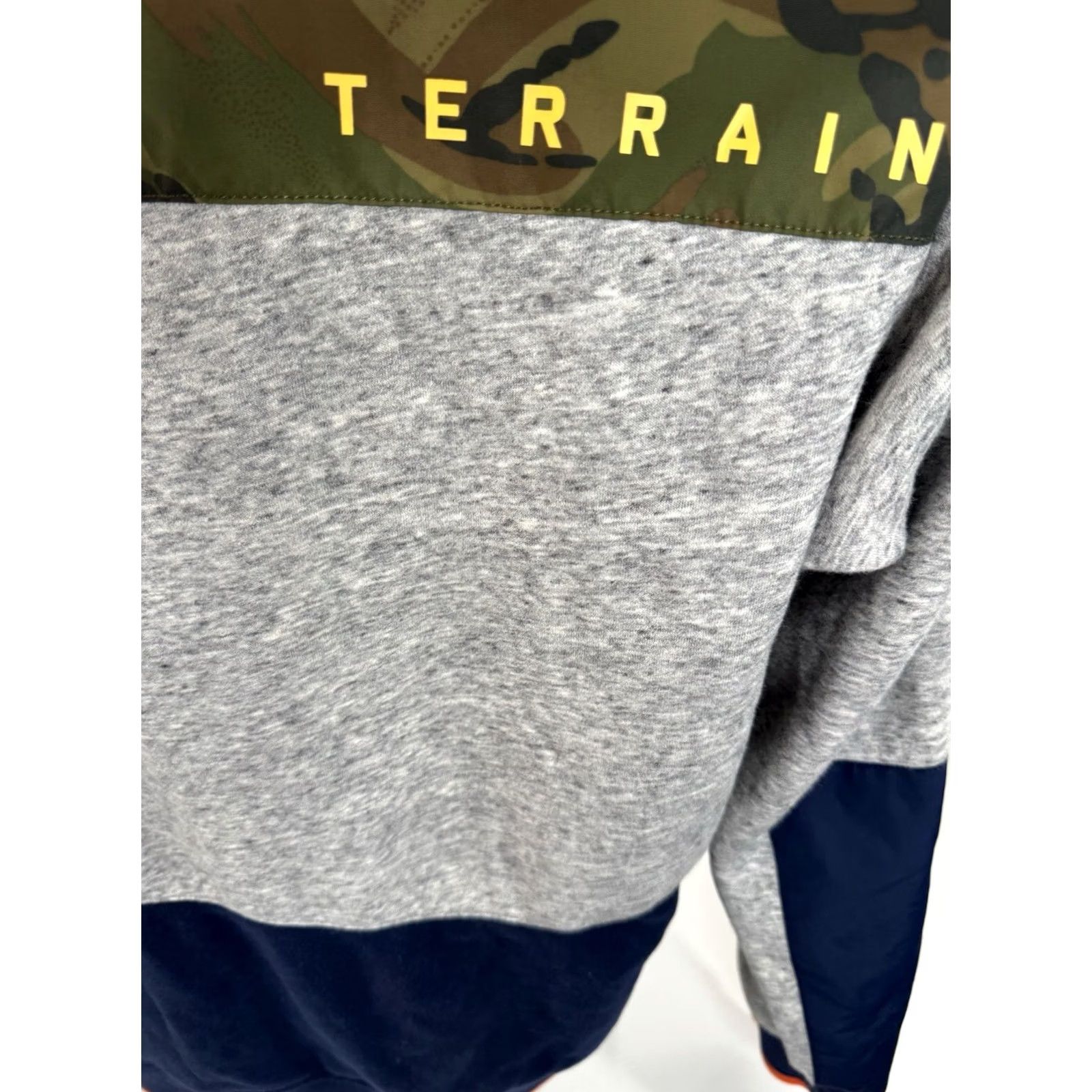 Ralph Lauren POLO COUNTRY TransAlaskan TERRAIN Oversized L Sweater Jacket Mens Shirt Size L Gray / Blue / Orange 90s Theme Size US L / EU 52-54 / 3 - 6 Thumbnail