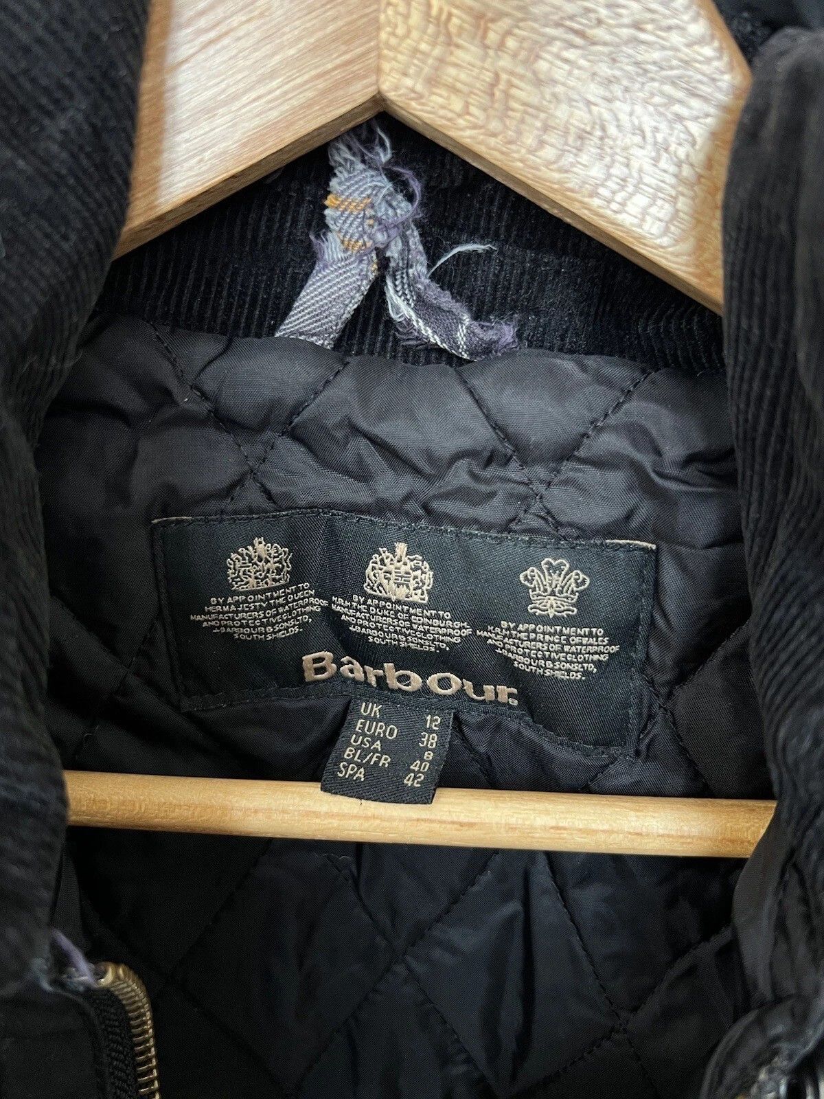 Barbour Barbour Wax Jacket Womens Size S/M or US 8 Full Zip Vintage Size S / US 4 / IT 40 - 13 Thumbnail